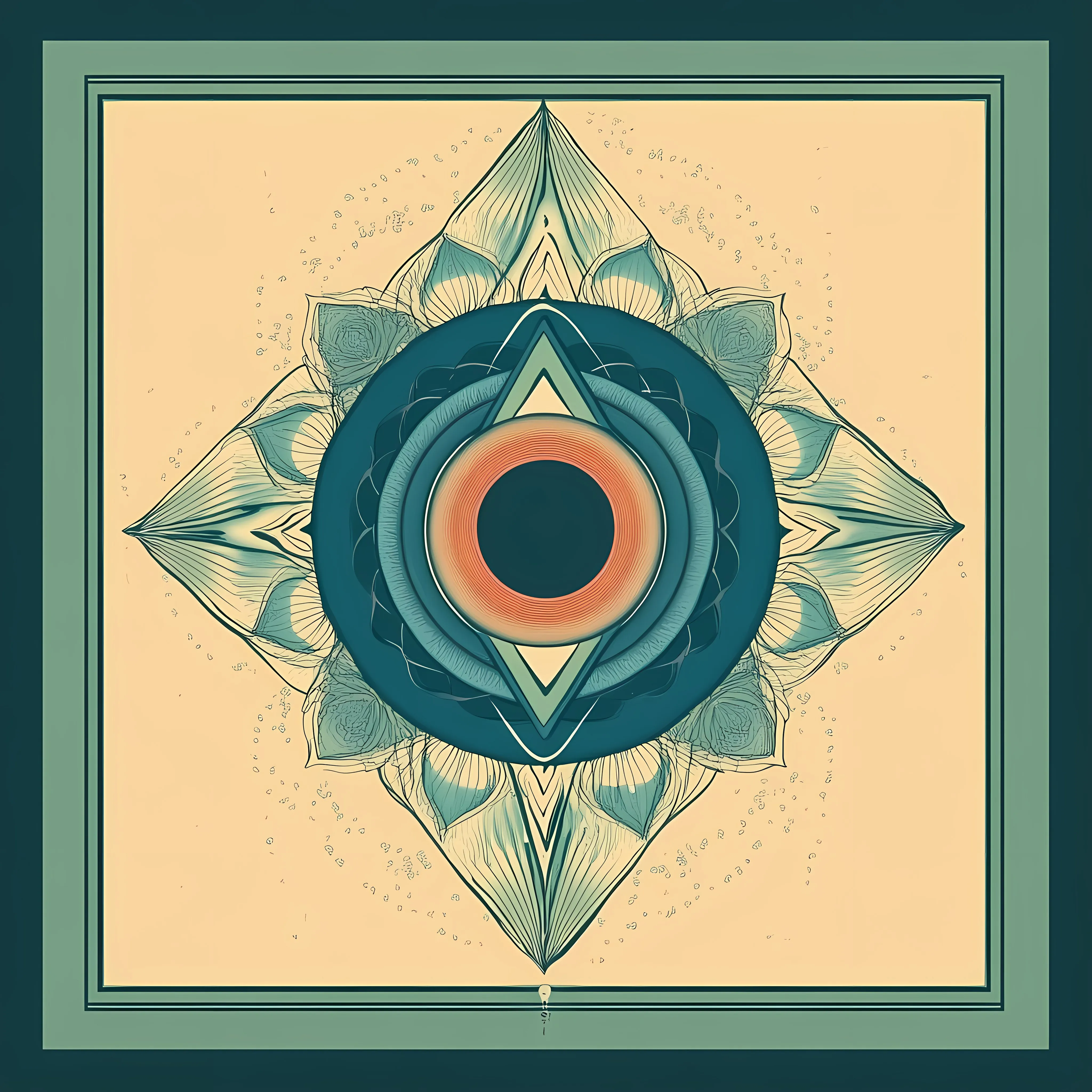 Visuddha Throat Chakra Tantrism Vector Illustration – free new age image from Dotvec