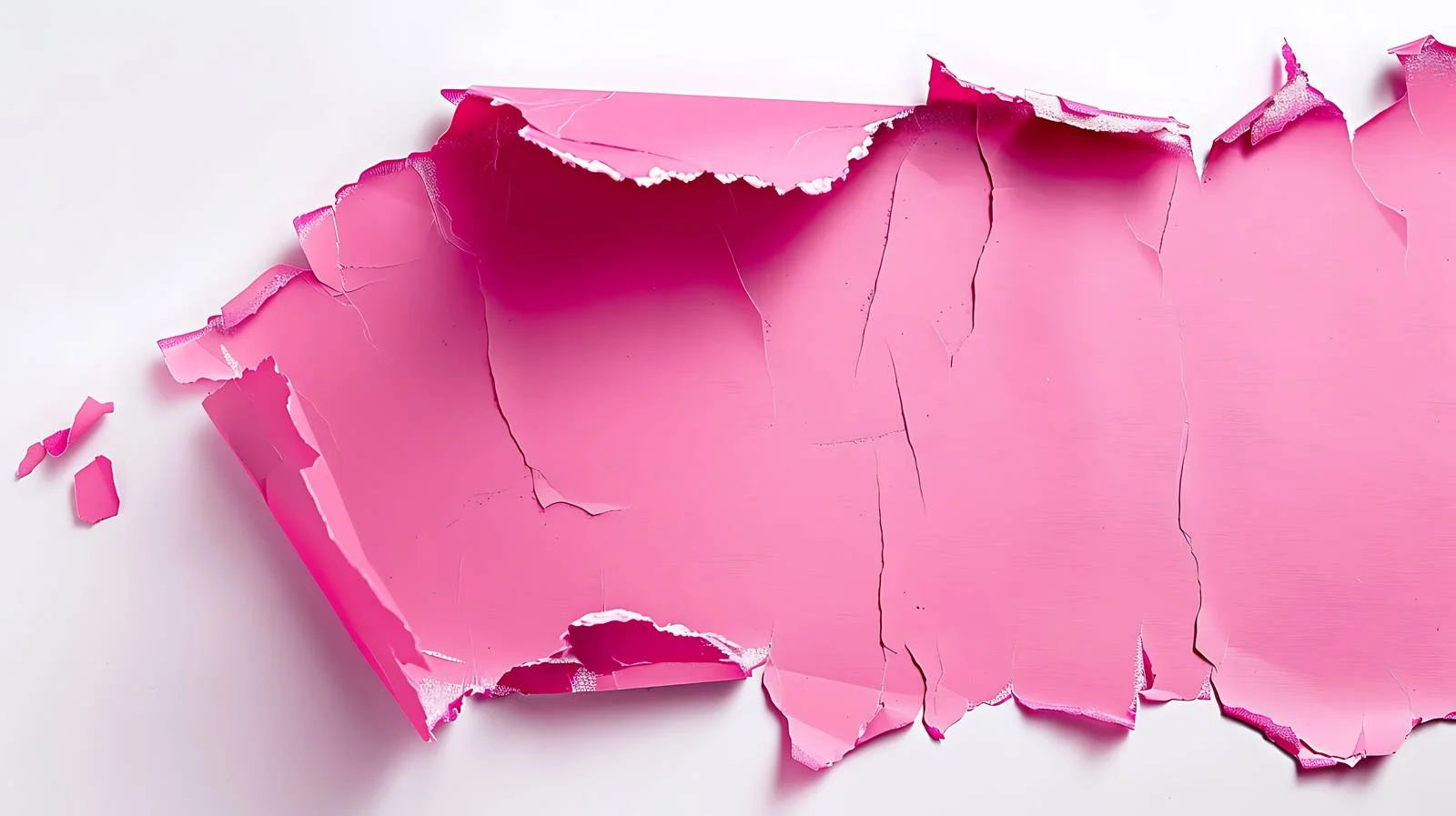 Vivid Pink Ripped Paper Background — free download from Dotvec