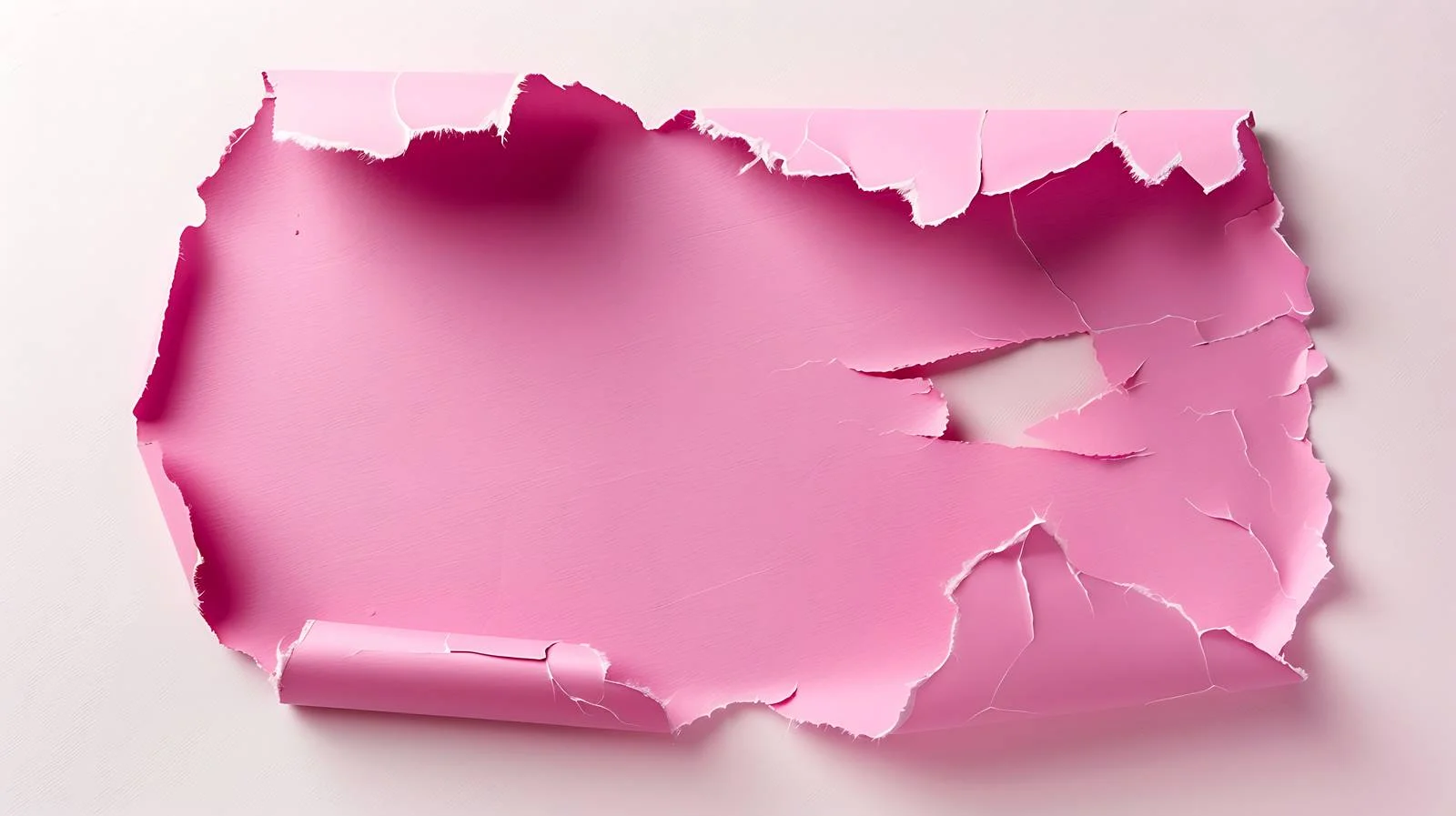 Vivid Pink Ripped Paper Background — free download from Dotvec