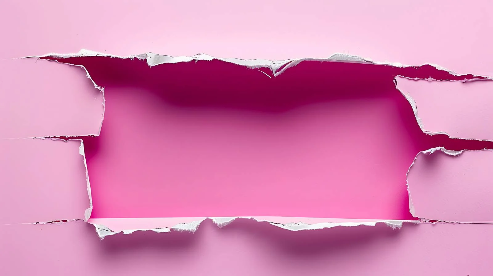 Vivid Pink Ripped Paper Background — free download from Dotvec