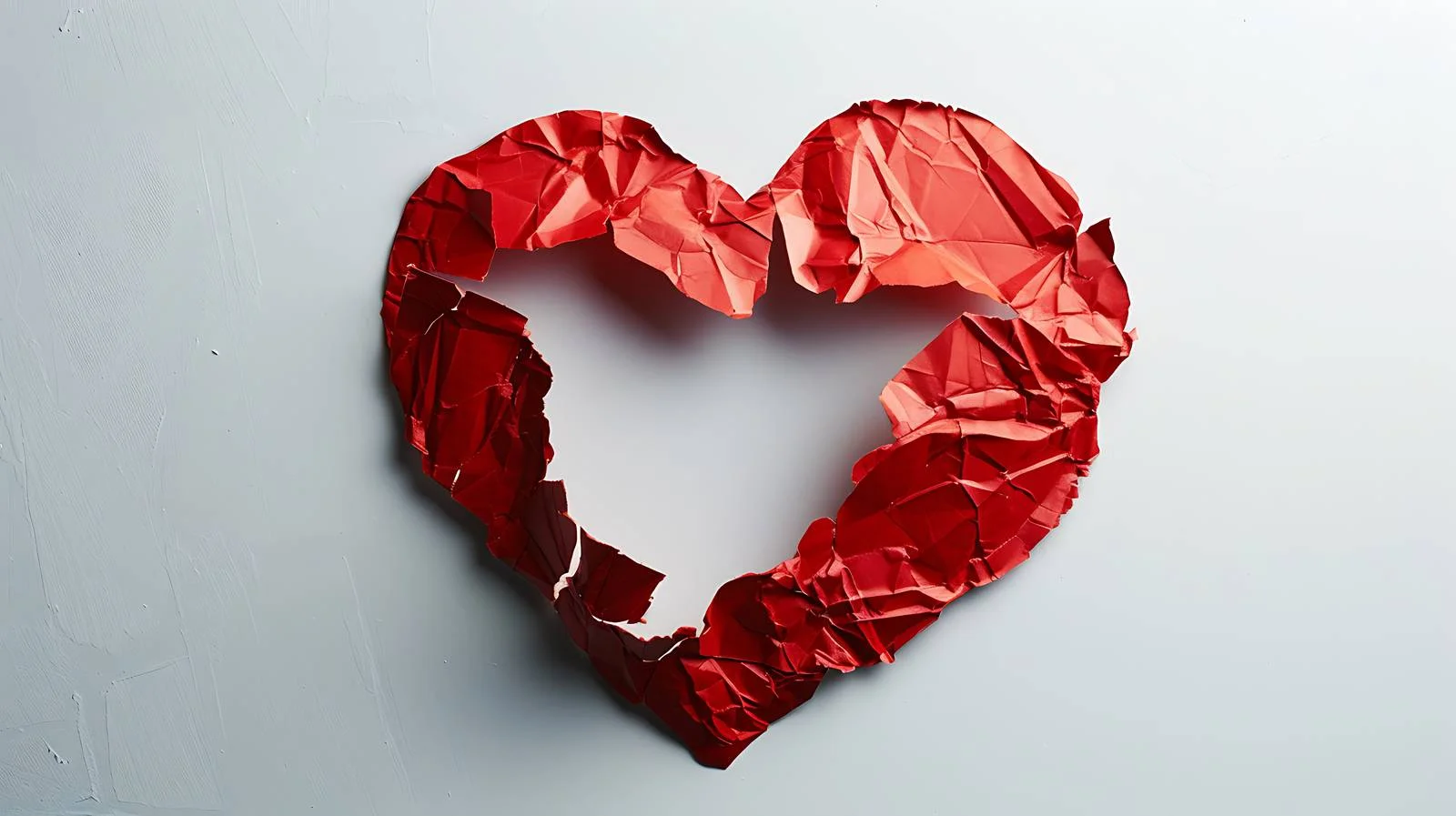 Vibrant Torn Heart on Bright Background — free download from Dotvec