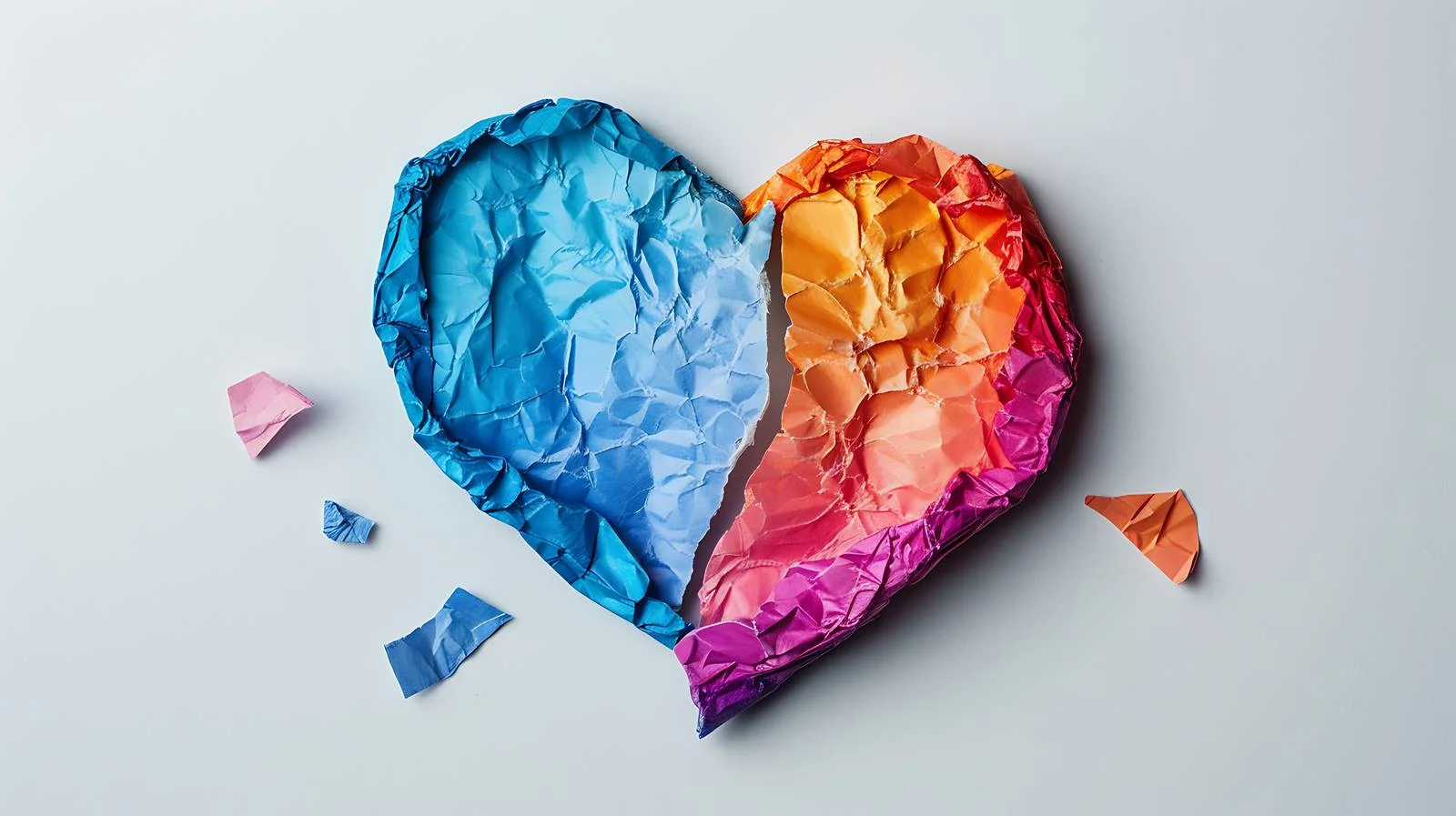 Vivid Heart on Bright Background — free download from Dotvec