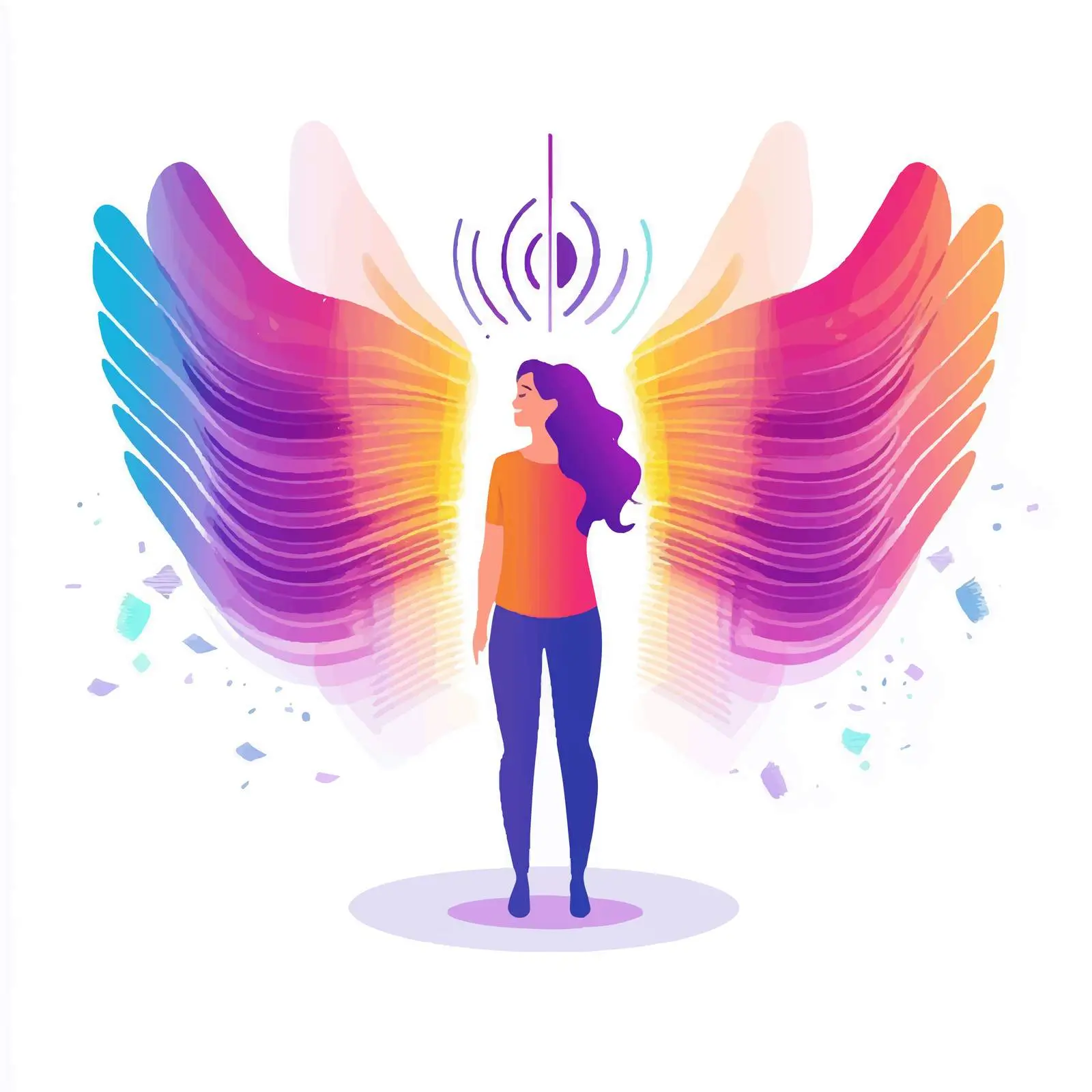 Voice Recognition Frequency Vector Design — free download from Dotvec