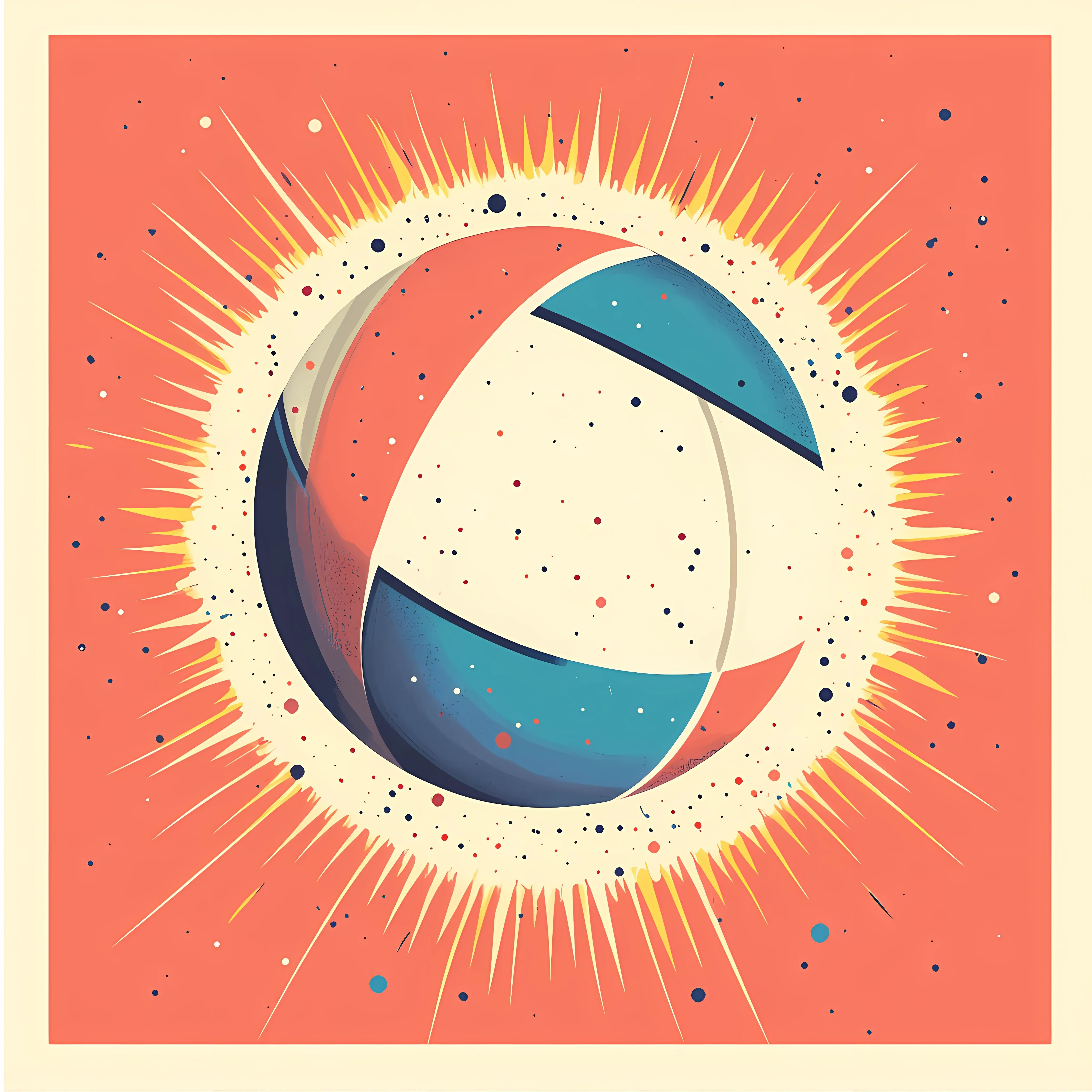 Flat Vector Illustration of Volleyball Equipment — free download from Dotvec