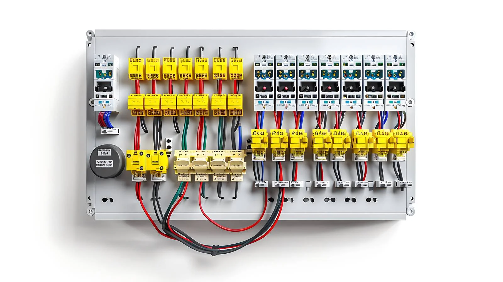 Voltage Switchboard with Circuit Breakers – free breakers image from Dotvec