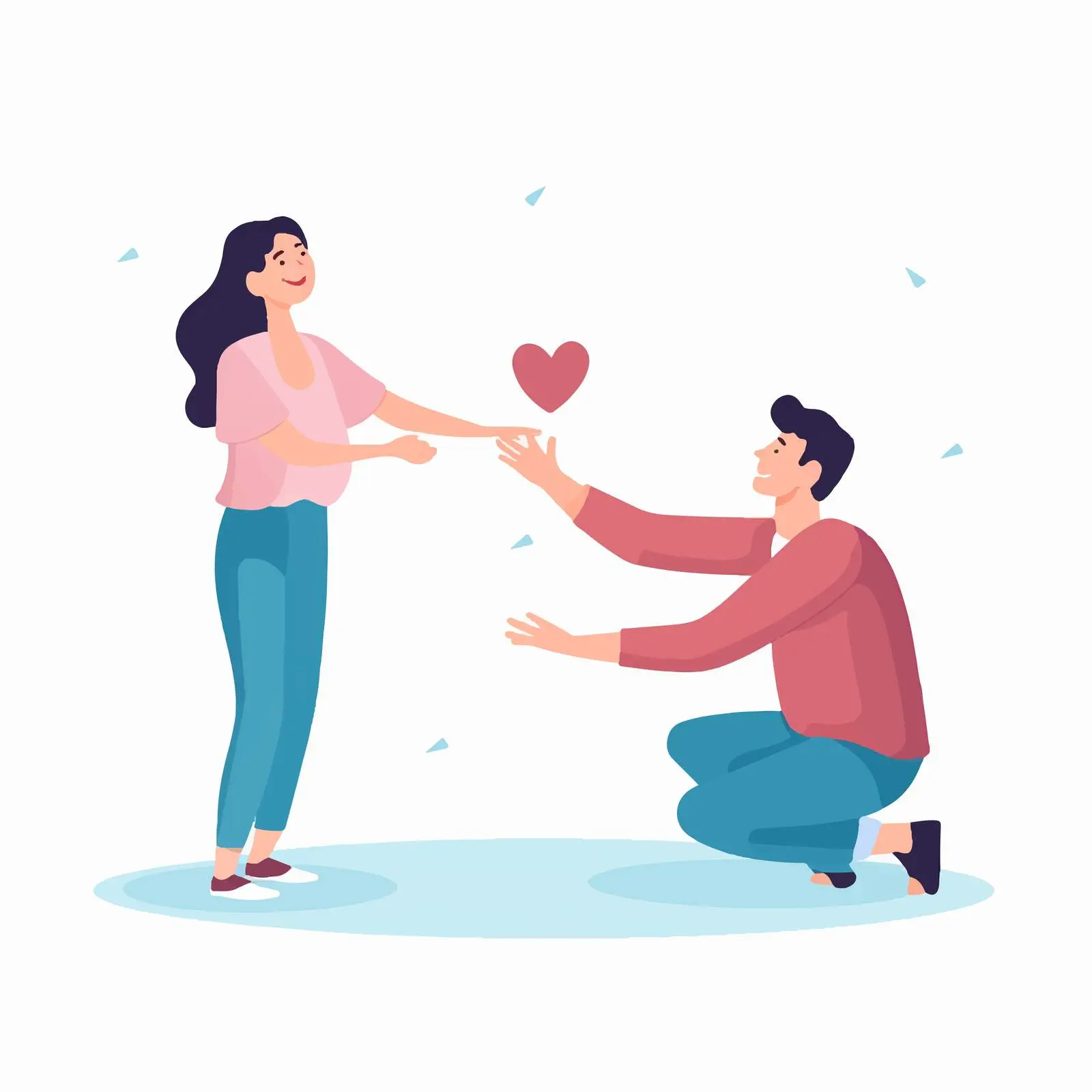 Volunteer Offering Help with Outstretched Hand — free download from Dotvec