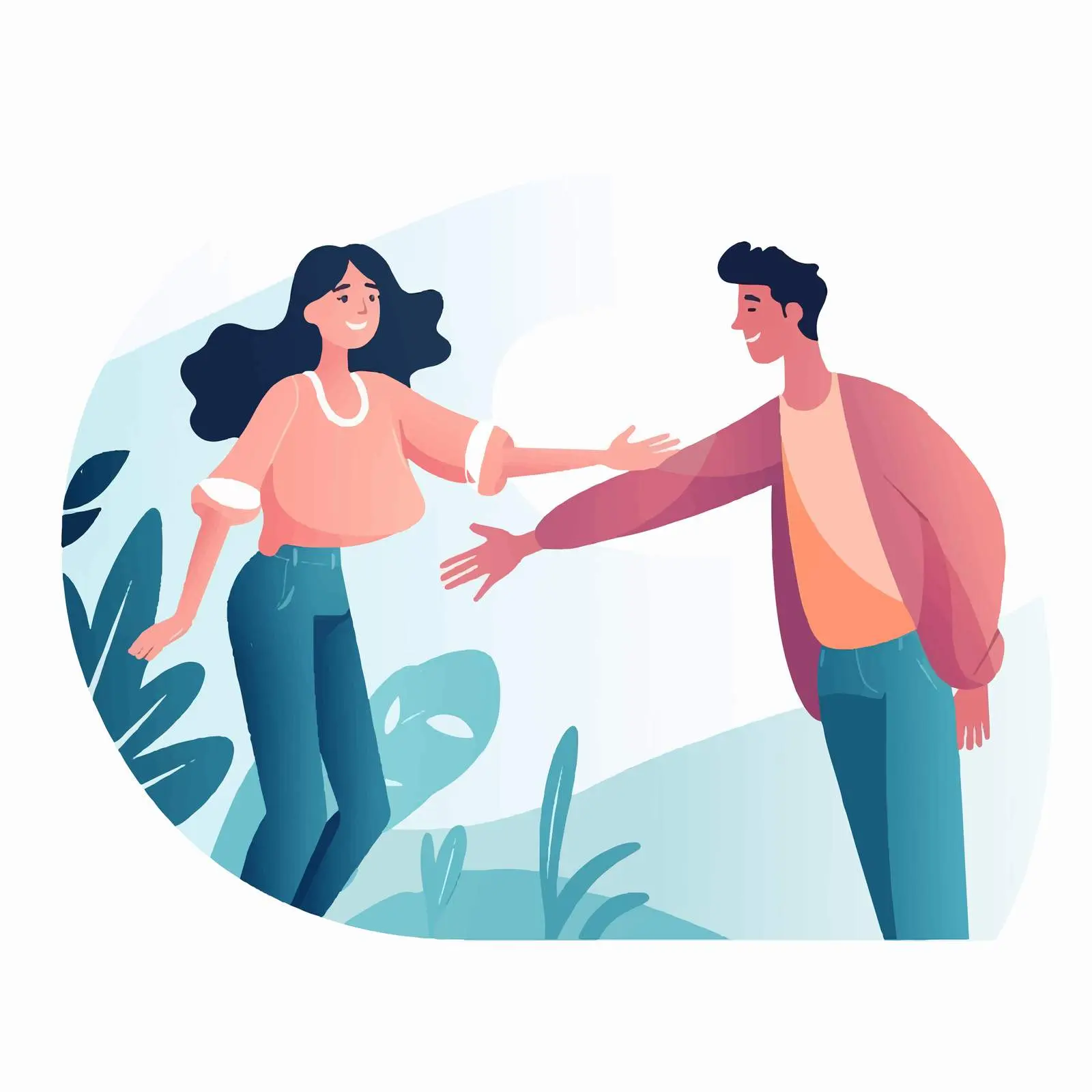 Volunteer Offering Help and Support — free download from Dotvec