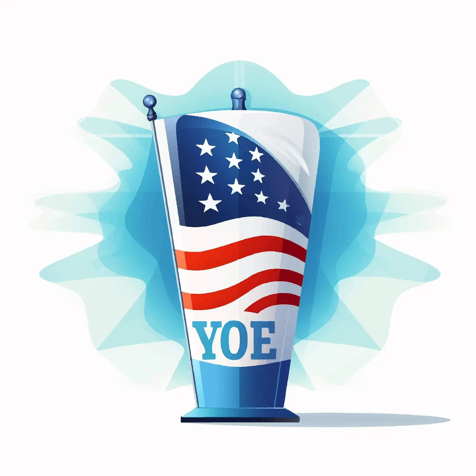 Vote Banner Design for Presidential Election — free download from Dotvec