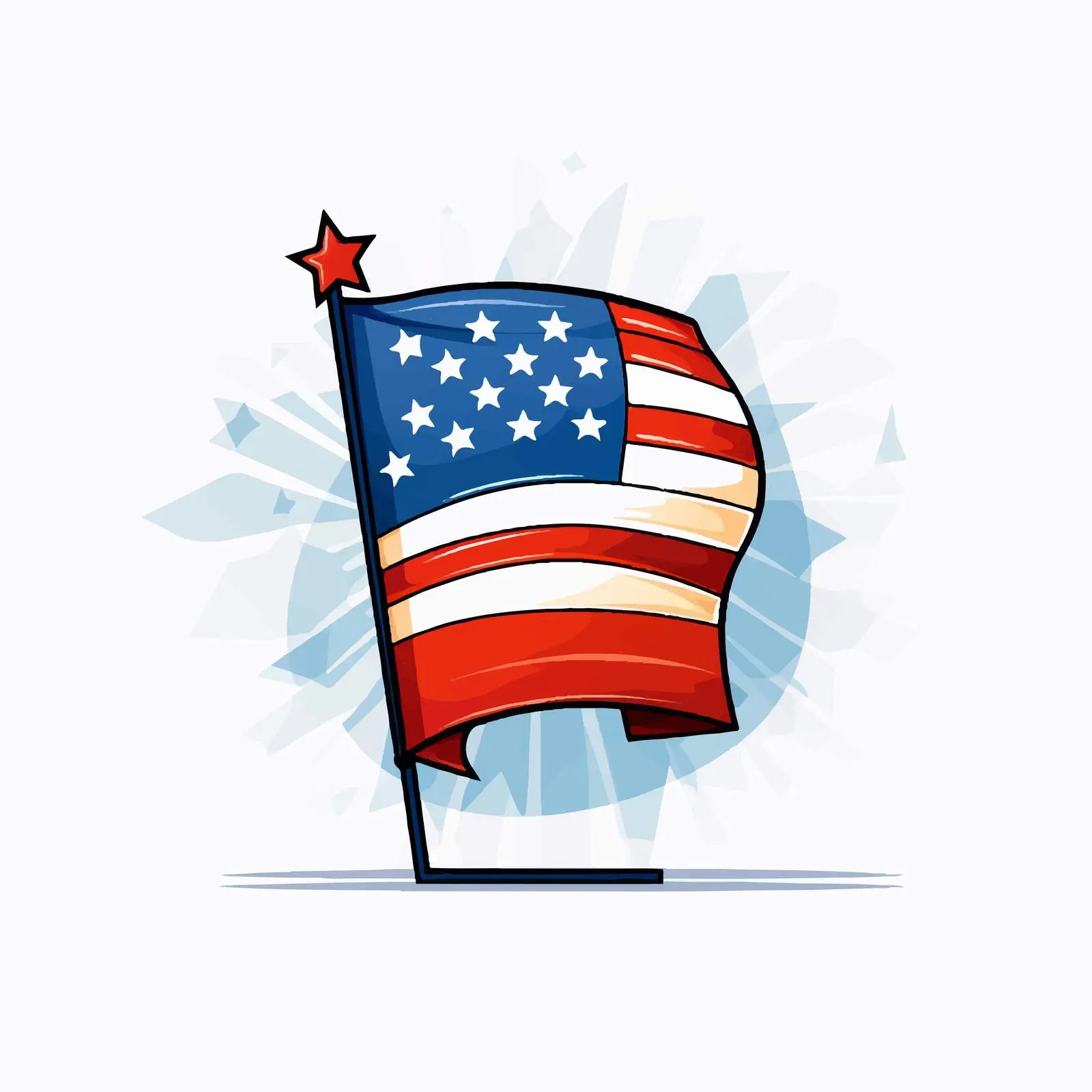 Vote Banner with Check Mark for Elections — free download from Dotvec