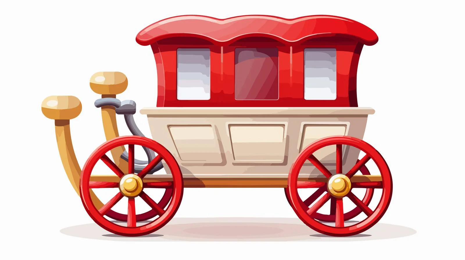 Quality Toy Wagon Cartoon — free download from Dotvec