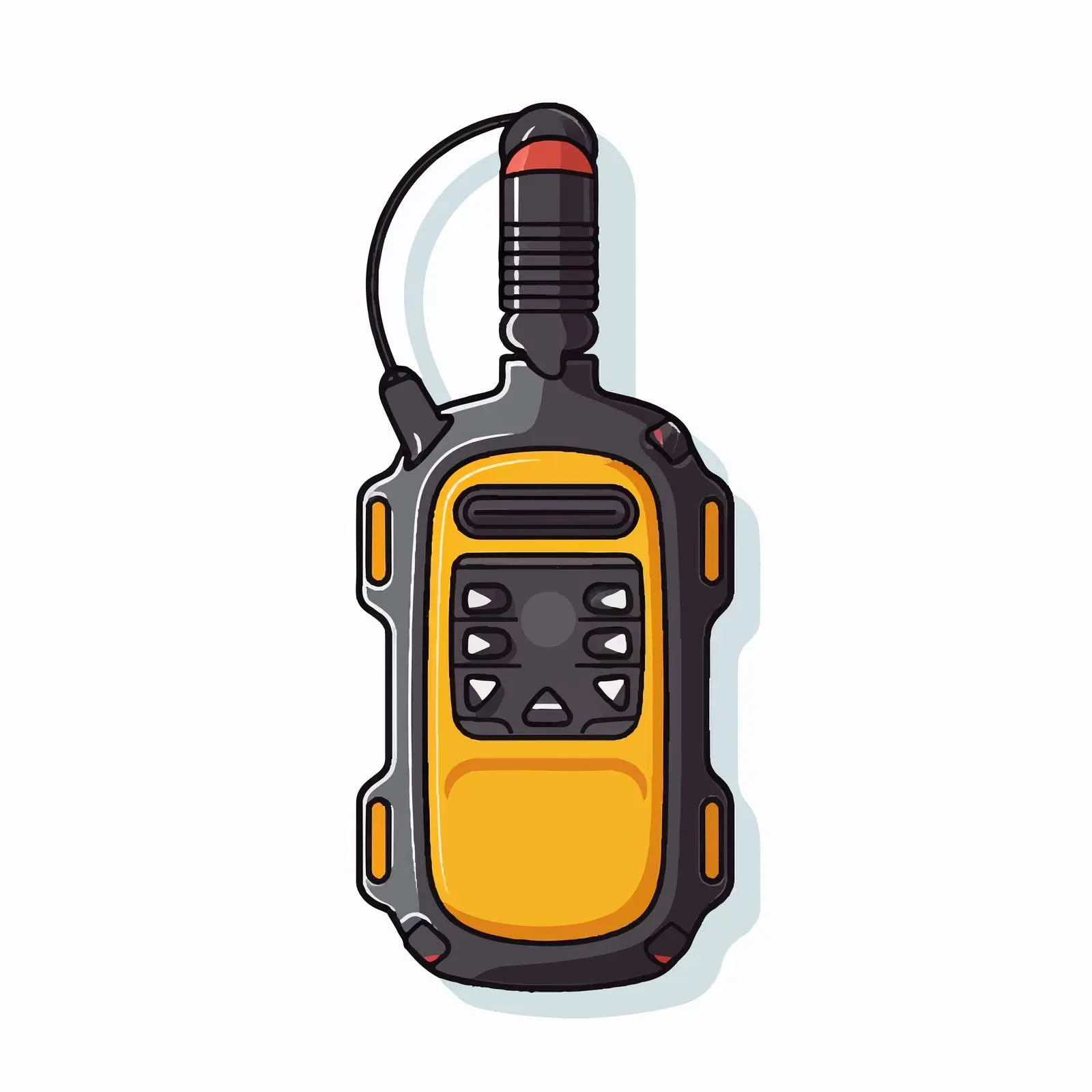 Walkie Talkie Line Vector Illustration – free broadcast image from Dotvec