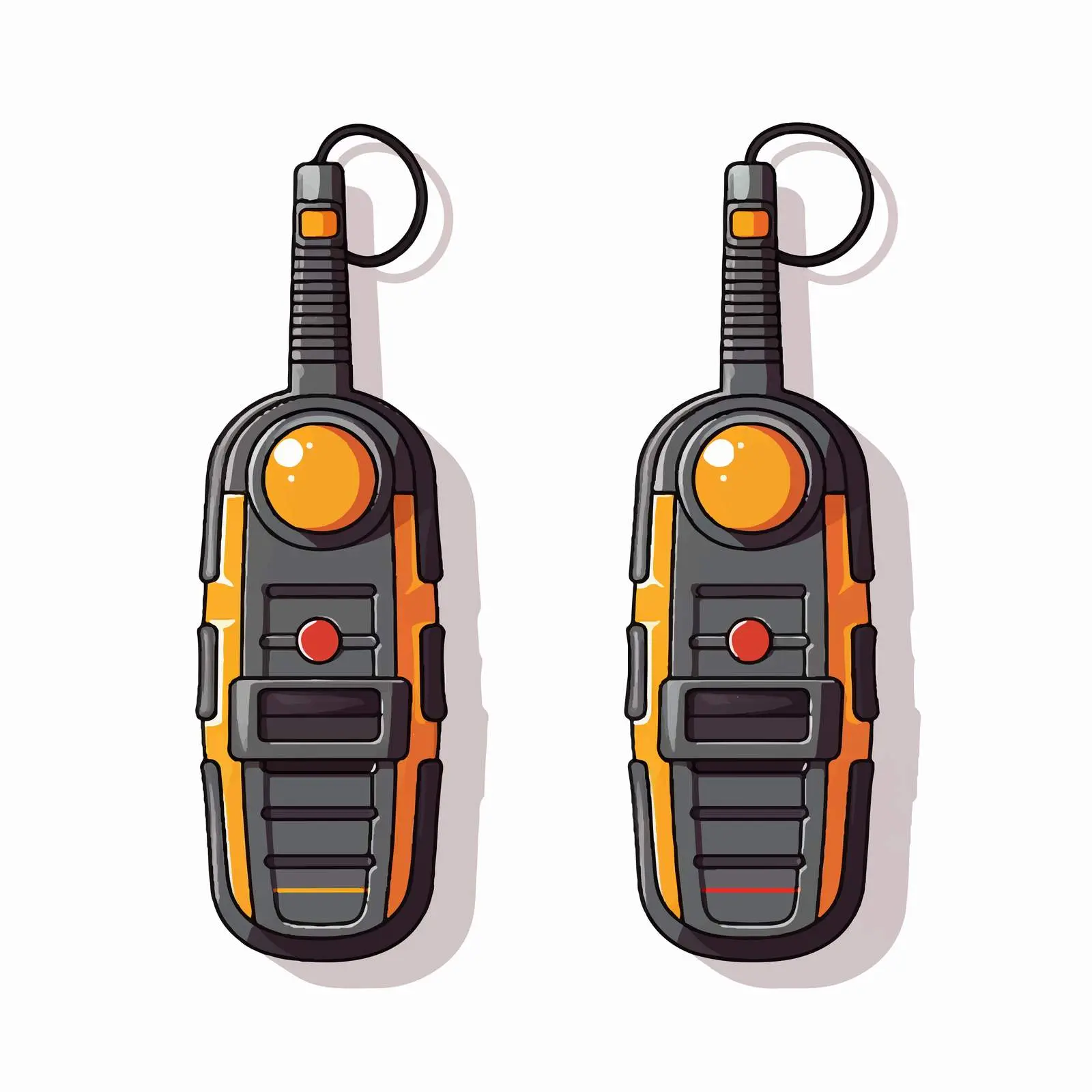 Walkie Talkie Vector Illustration on White Background — free download from Dotvec