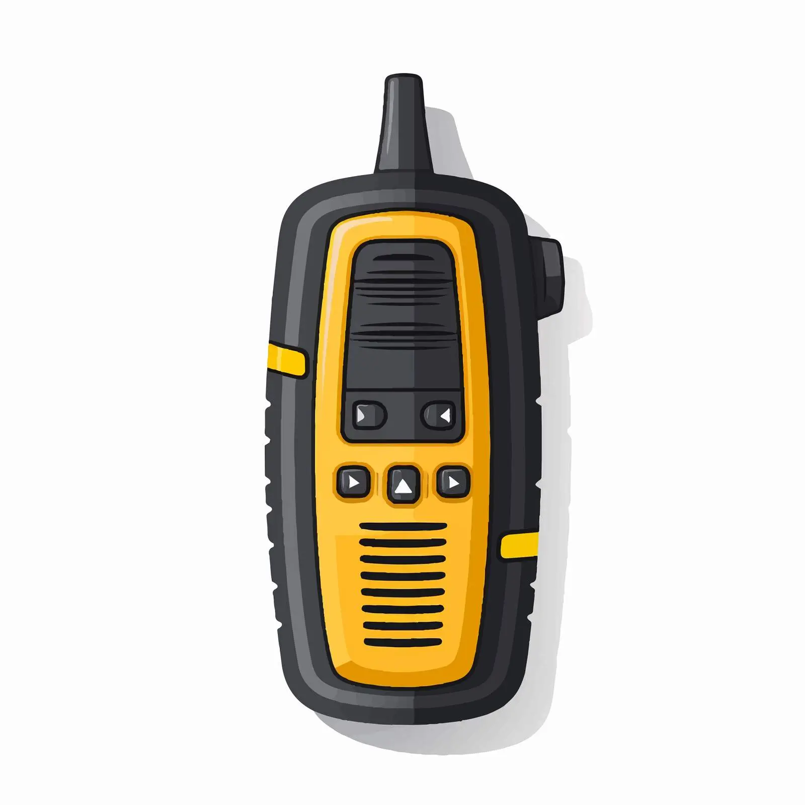 Walkie Talkie Vector Illustration on White Background – free broadcast image from Dotvec