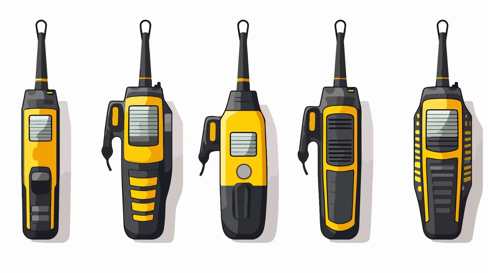 Quality Walkie Talkie Cart — free download from Dotvec