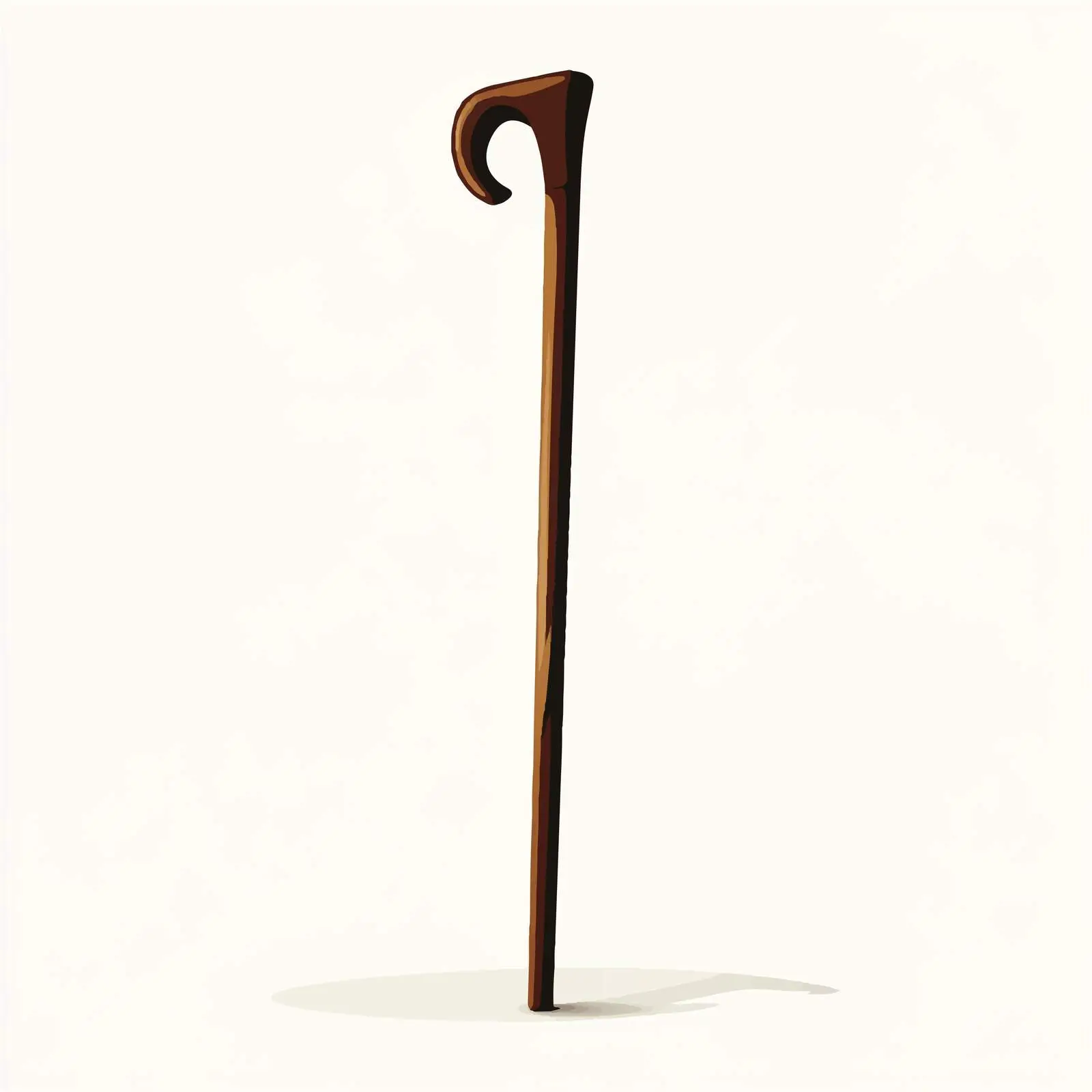 Flat Vector Illustration of Walking Stick — free download from Dotvec