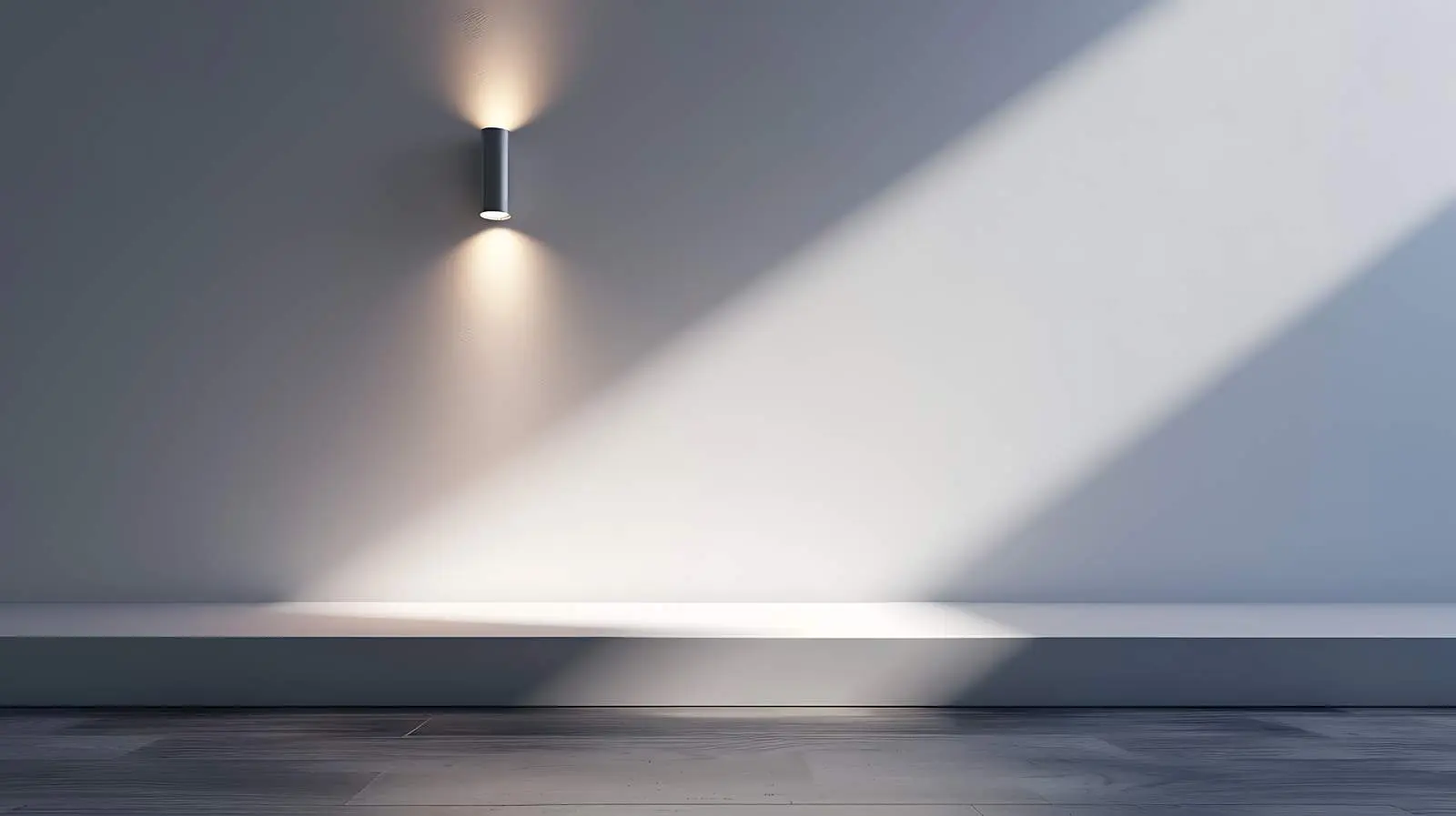 Modern Wall Light Lamp on White Background – free illumination image from Dotvec