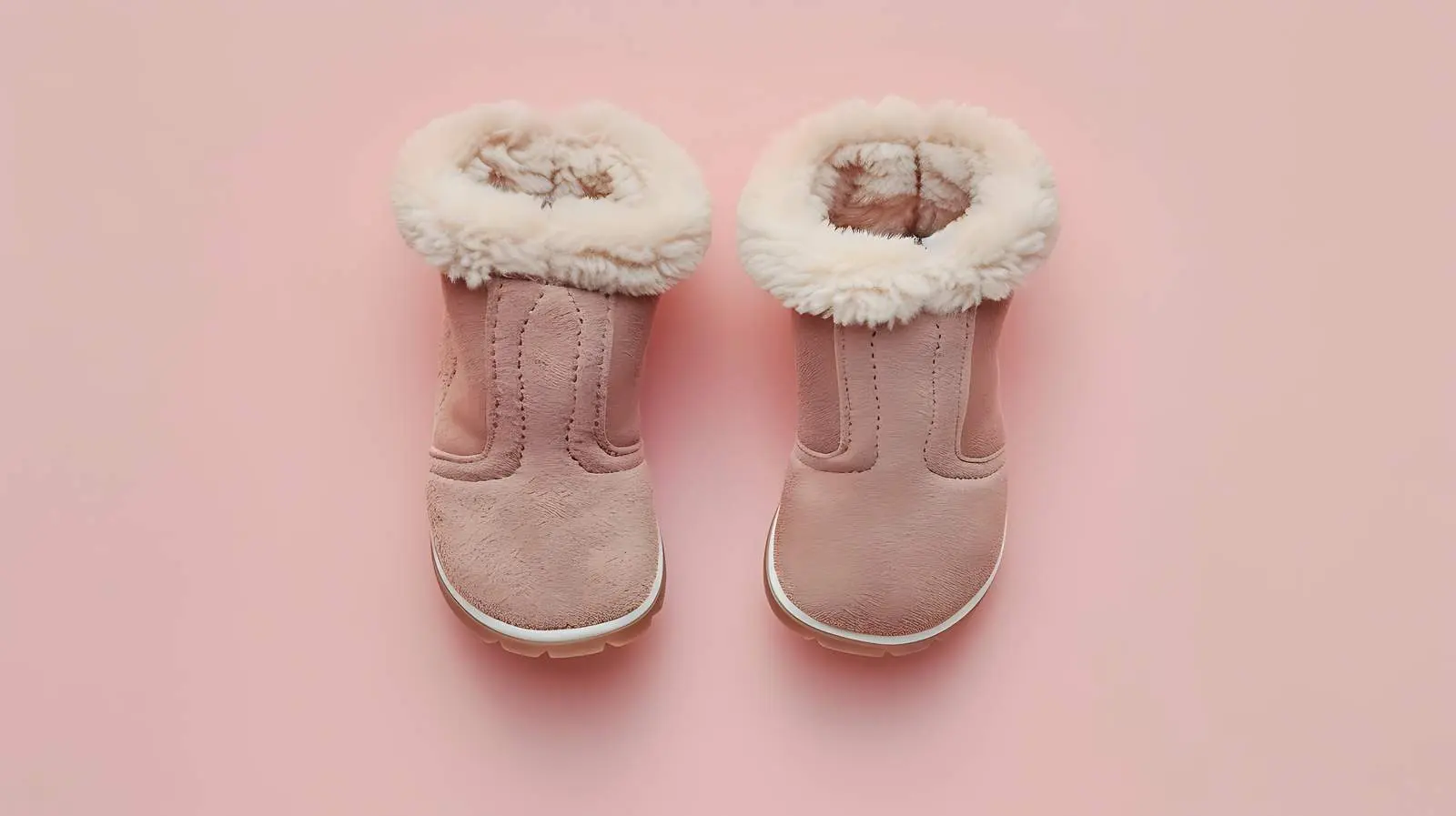 Suede Mini Booties for Children — free download from Dotvec