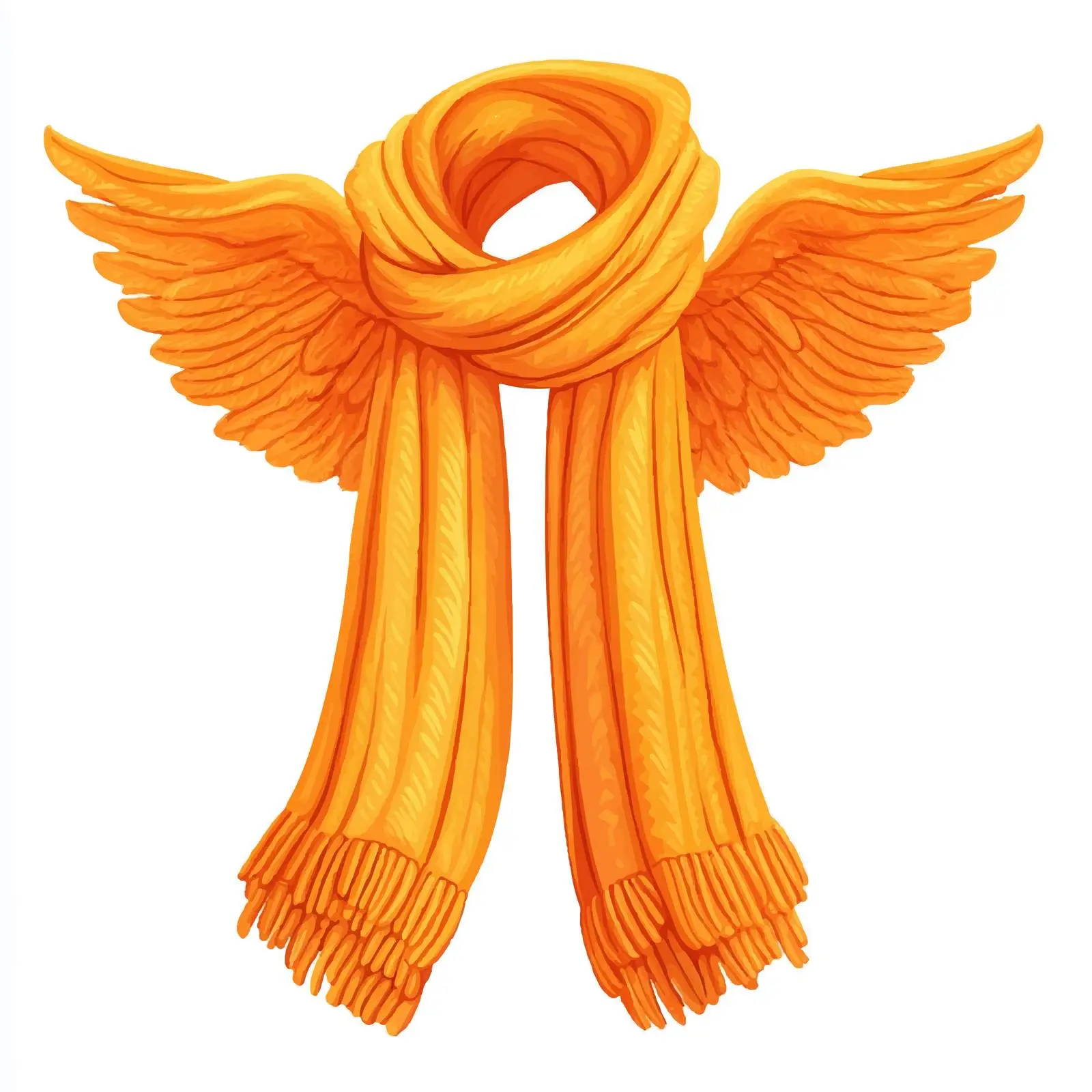Stylish Warm Scarf Accessory Vector Design — free download from Dotvec