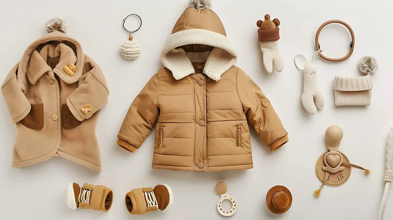 Warm Winter Children's Jacket and Accessories — free download from Dotvec