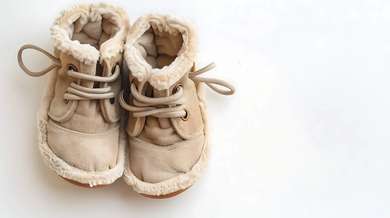 Warm Suede Booties for Baby in Nordic Style – free cold image from Dotvec