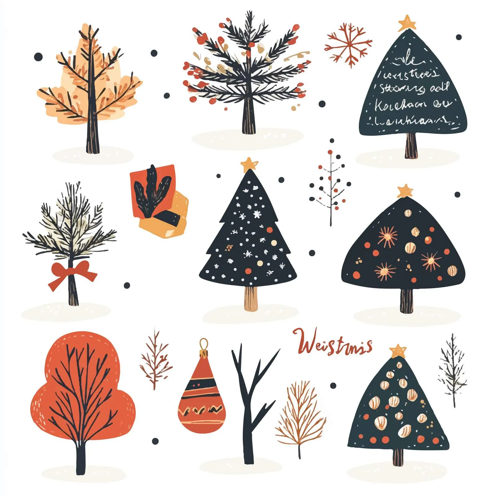 Warm Winter Wishes Greeting Card Vector Template — free download from Dotvec