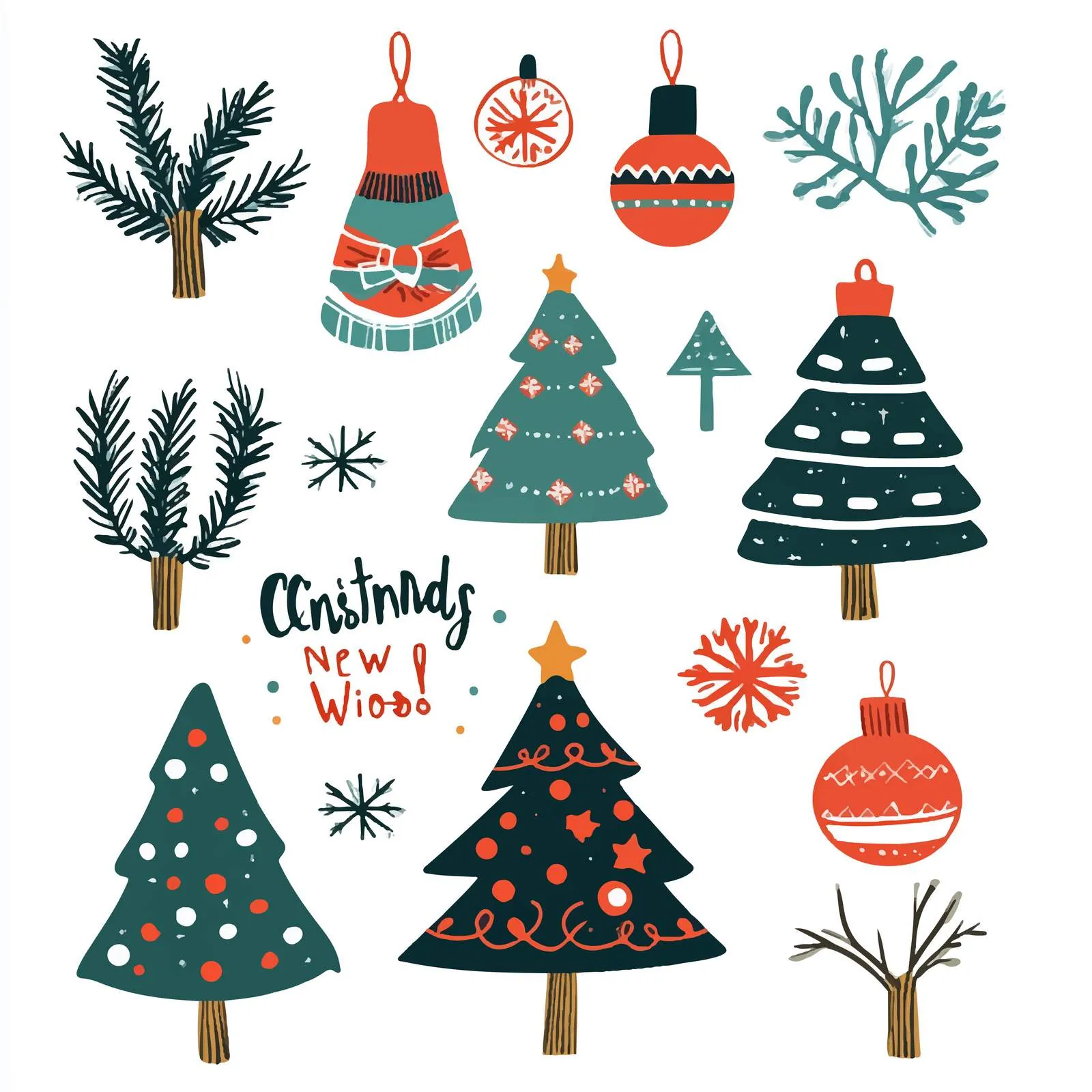 Warm Winter Wishes Greeting Card Vector Template — free download from Dotvec