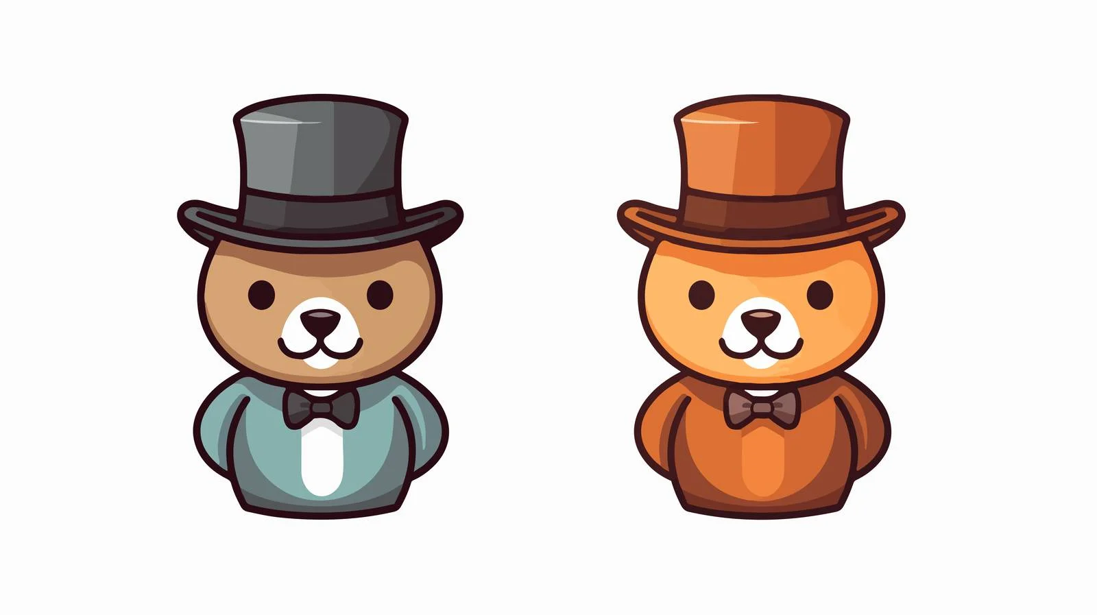 Whimsical Bear Cartoon Illustration — free download from Dotvec