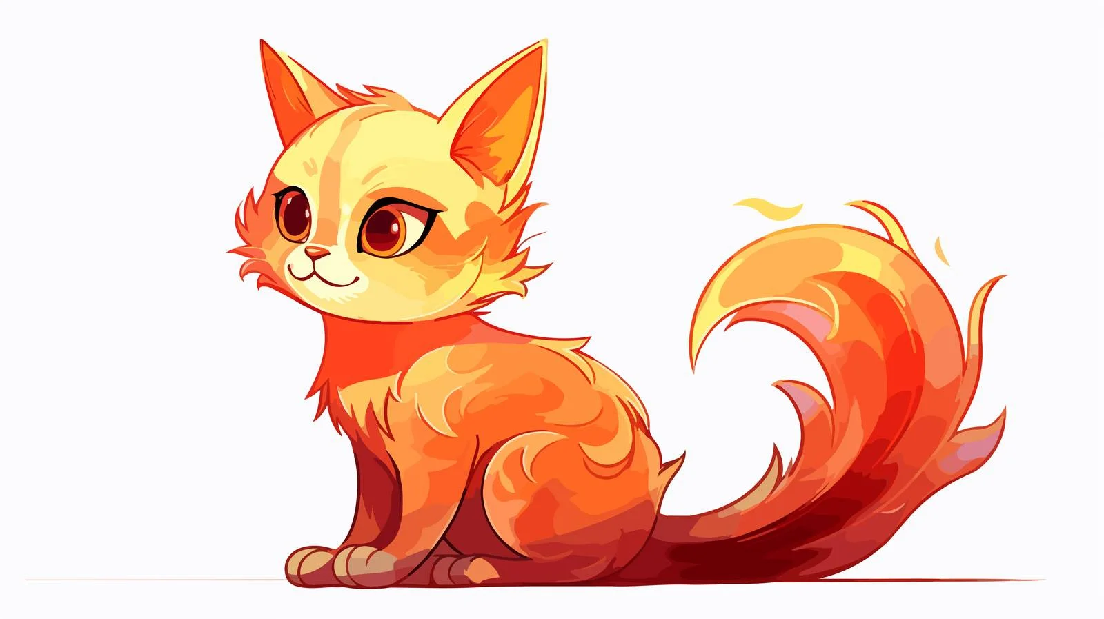 Cartoon Cat Line Drawing — free download from Dotvec