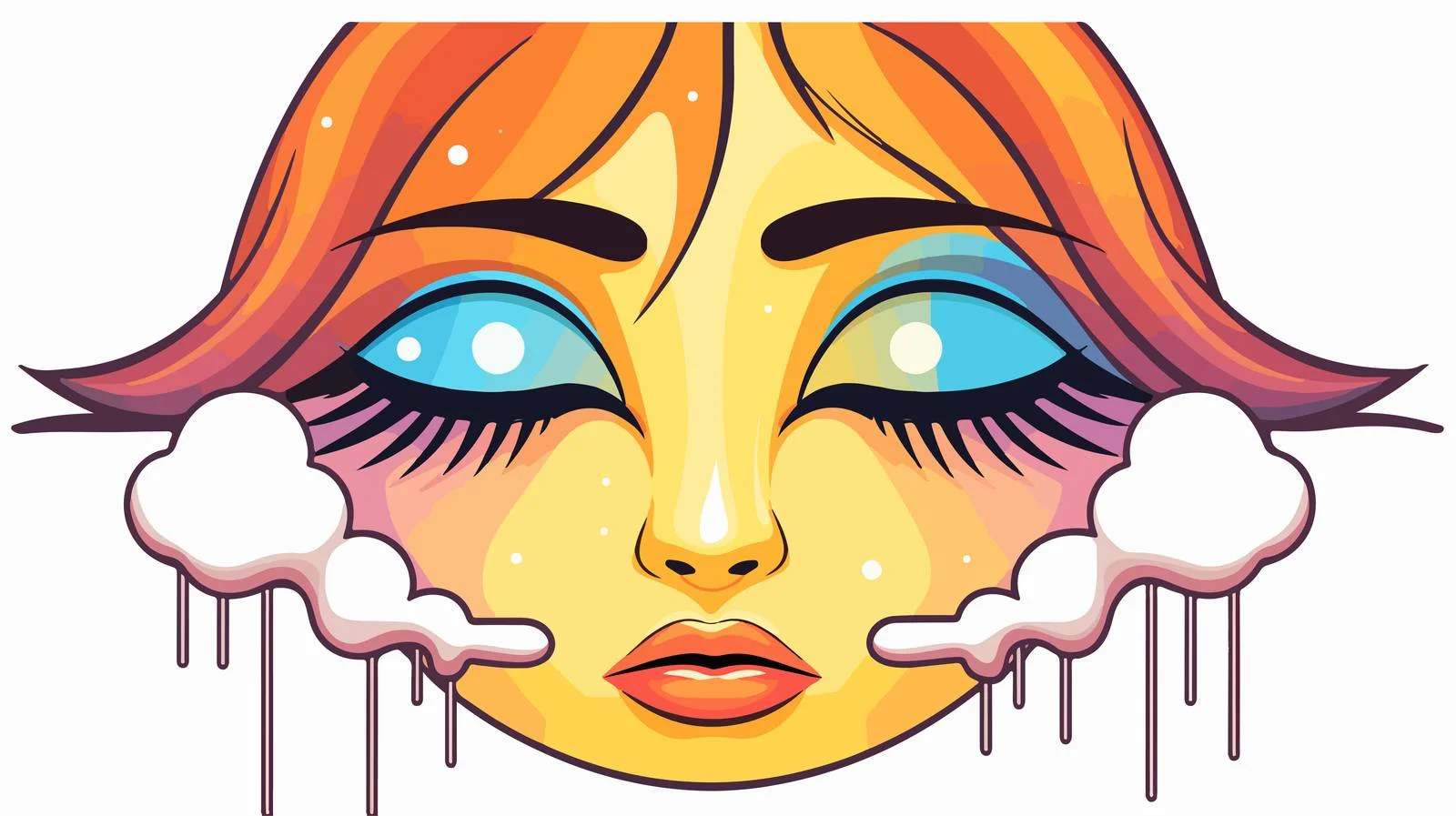 Sympathetic Cartoon Alien Illustration — free download from Dotvec