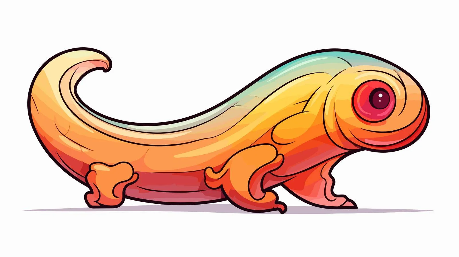 Charming Cartoon Monster Illustration — free download from Dotvec