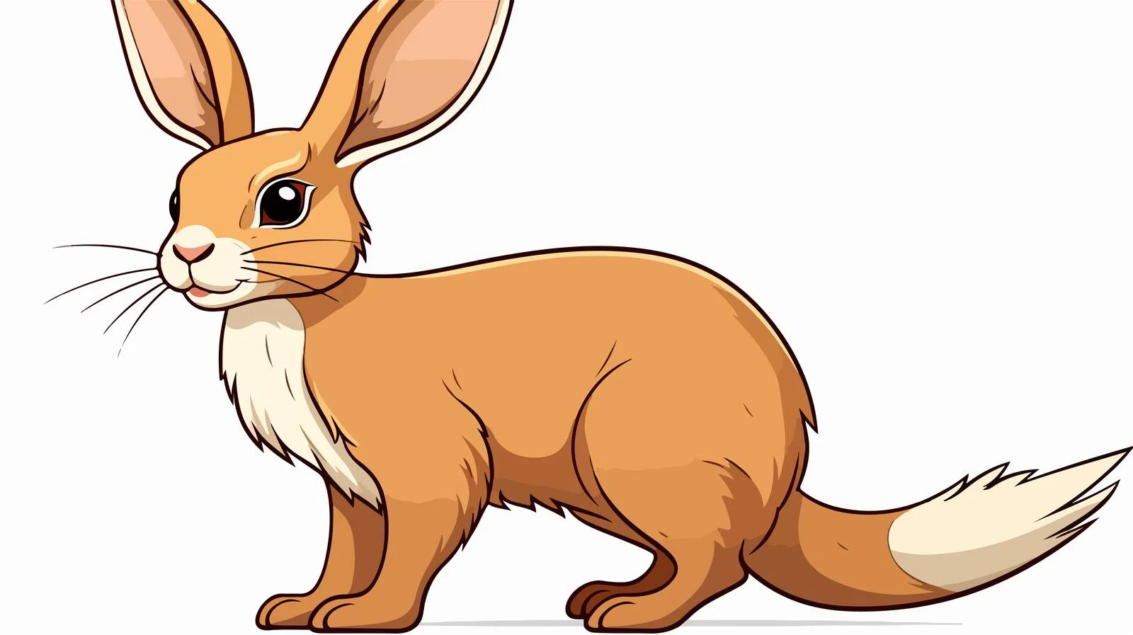 Charming Cartoon Rabbit Illustration — free download from Dotvec