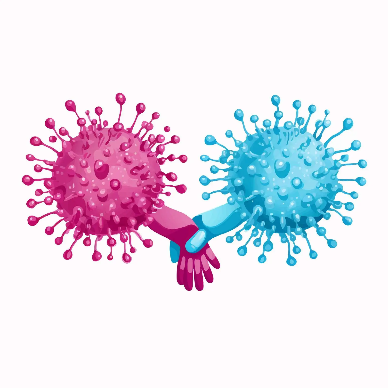 Hand Hygiene Awareness Vector Design – free shaking image from Dotvec