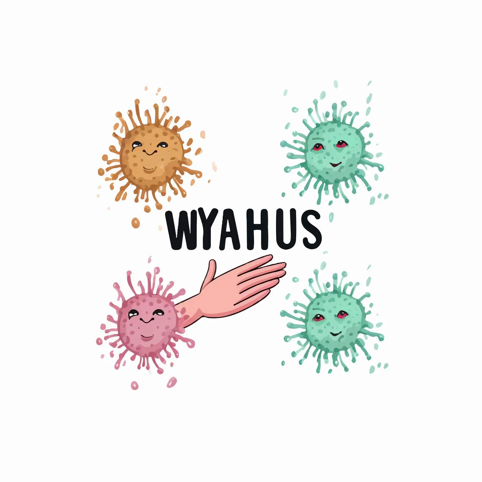 Wash Your Hands Virus Prevention Design — free download from Dotvec