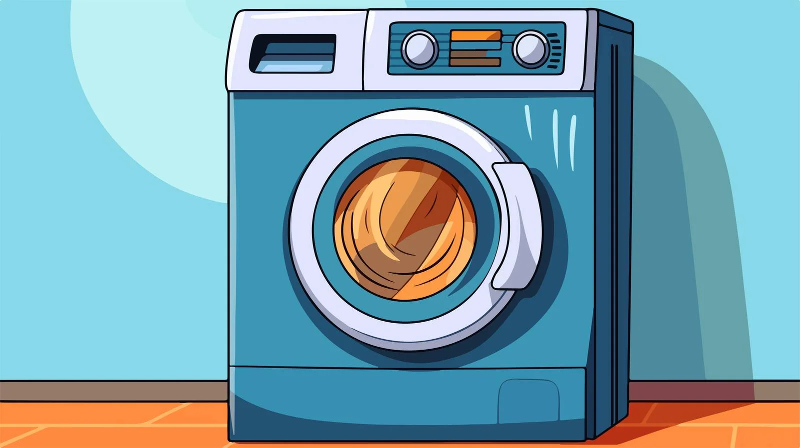 Premium Quality Washing Machine - Vibrant Color — free download from Dotvec