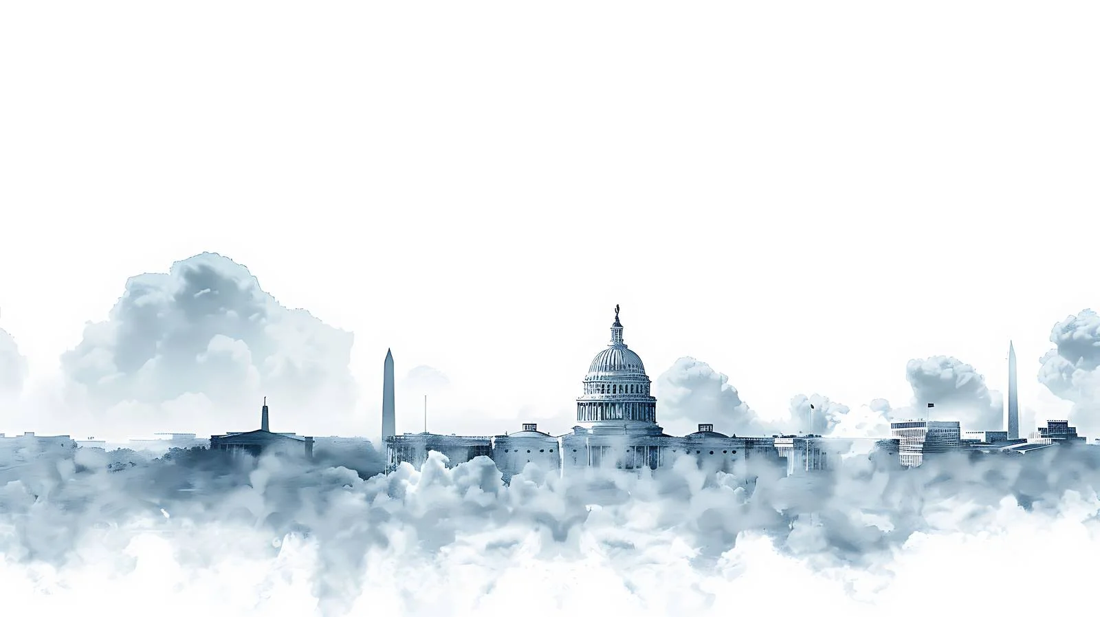 Dramatic Washington DC Skyline Amid Storm — free download from Dotvec