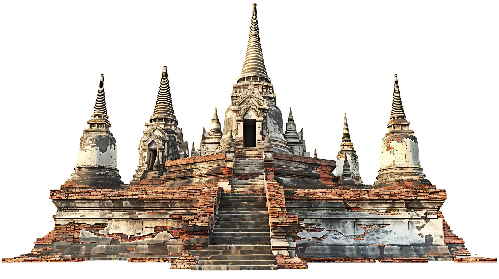 Wat Phra Ram Temple Ayutthaya Landmark — free download from Dotvec