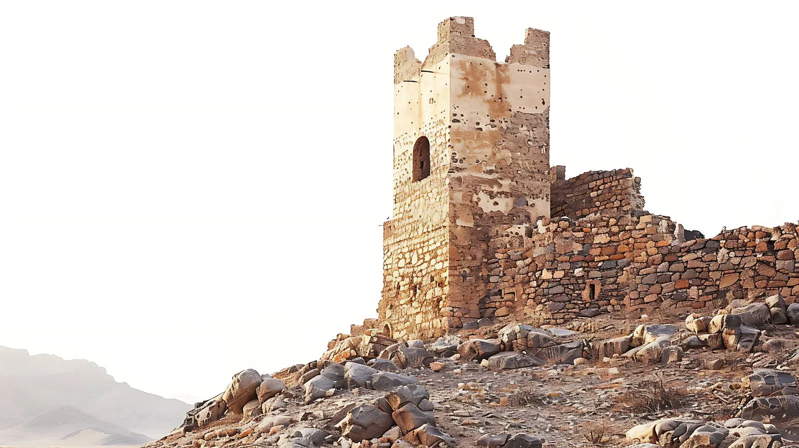 Historic Ayjah Castle Watchtower in Oman – free ayjah image from Dotvec
