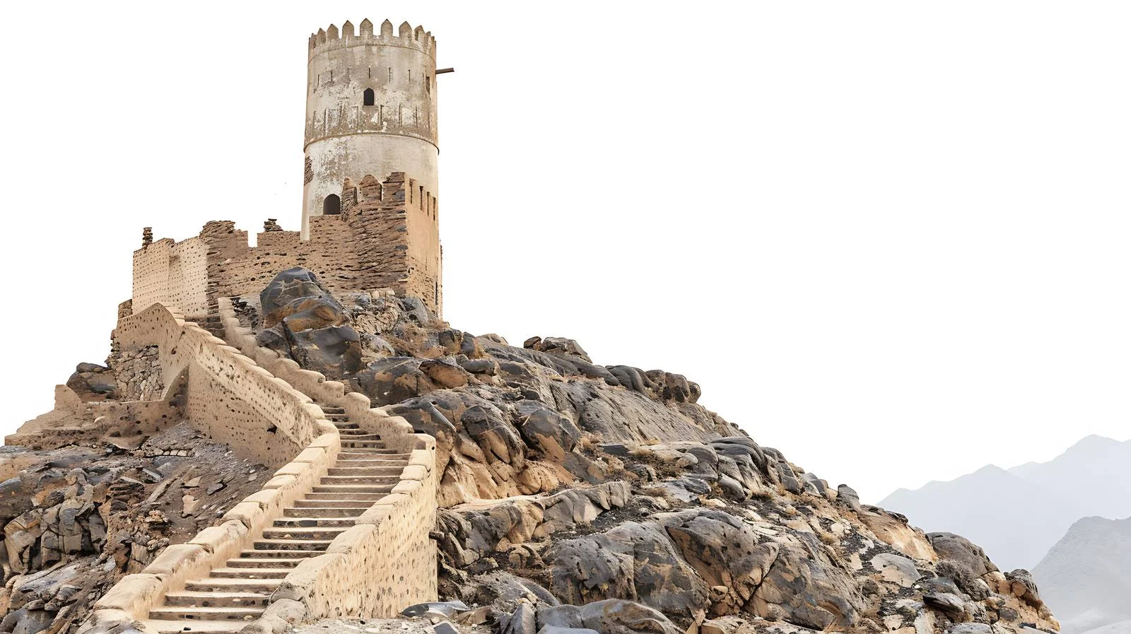 Ayjah Castle Watchtower Sur Oman — free download from Dotvec