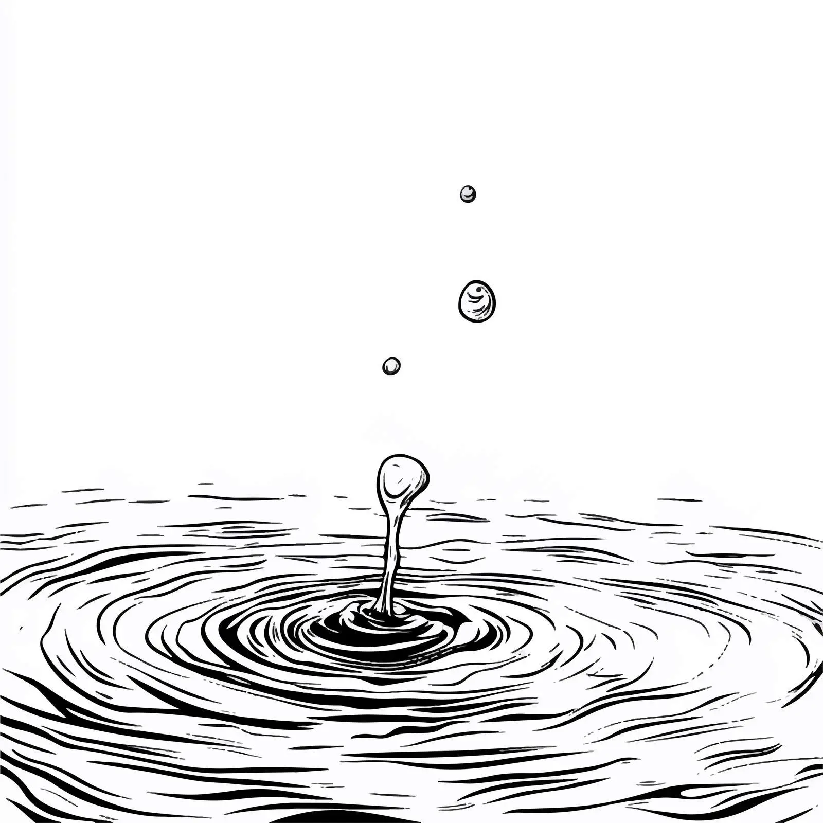 Cartoon Vector of Water on Floor — free download from Dotvec