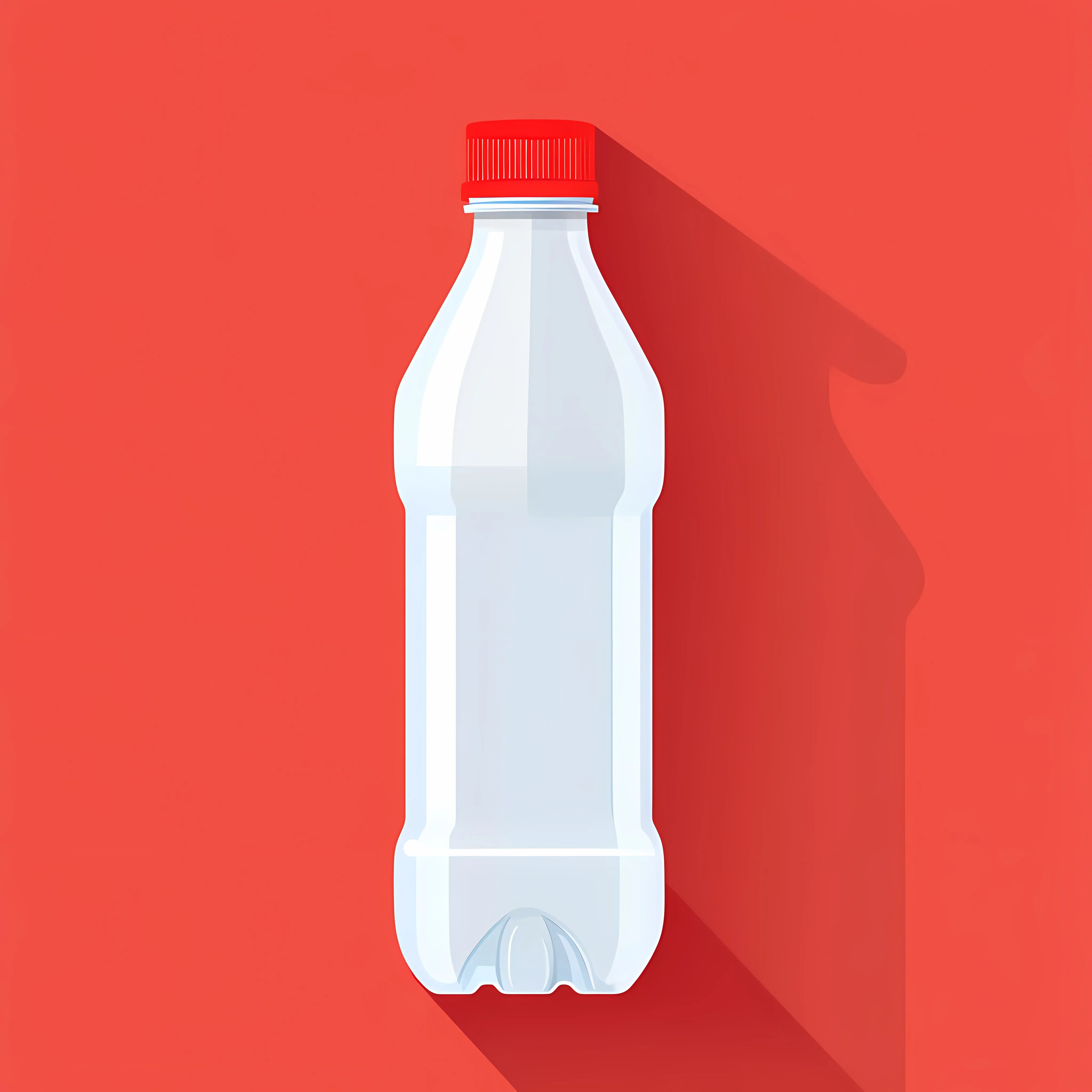 Flat Vector Illustration of Water Plastic Bottle — free download from Dotvec