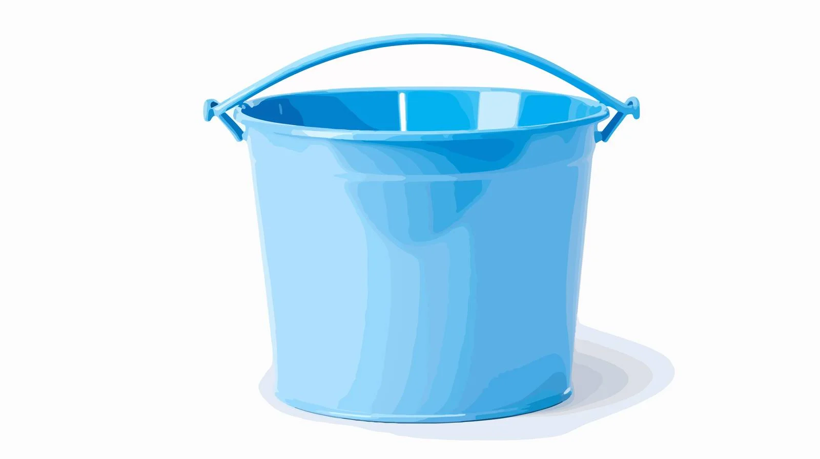 Water Bucket Cartoon Vector Illustration — free download from Dotvec