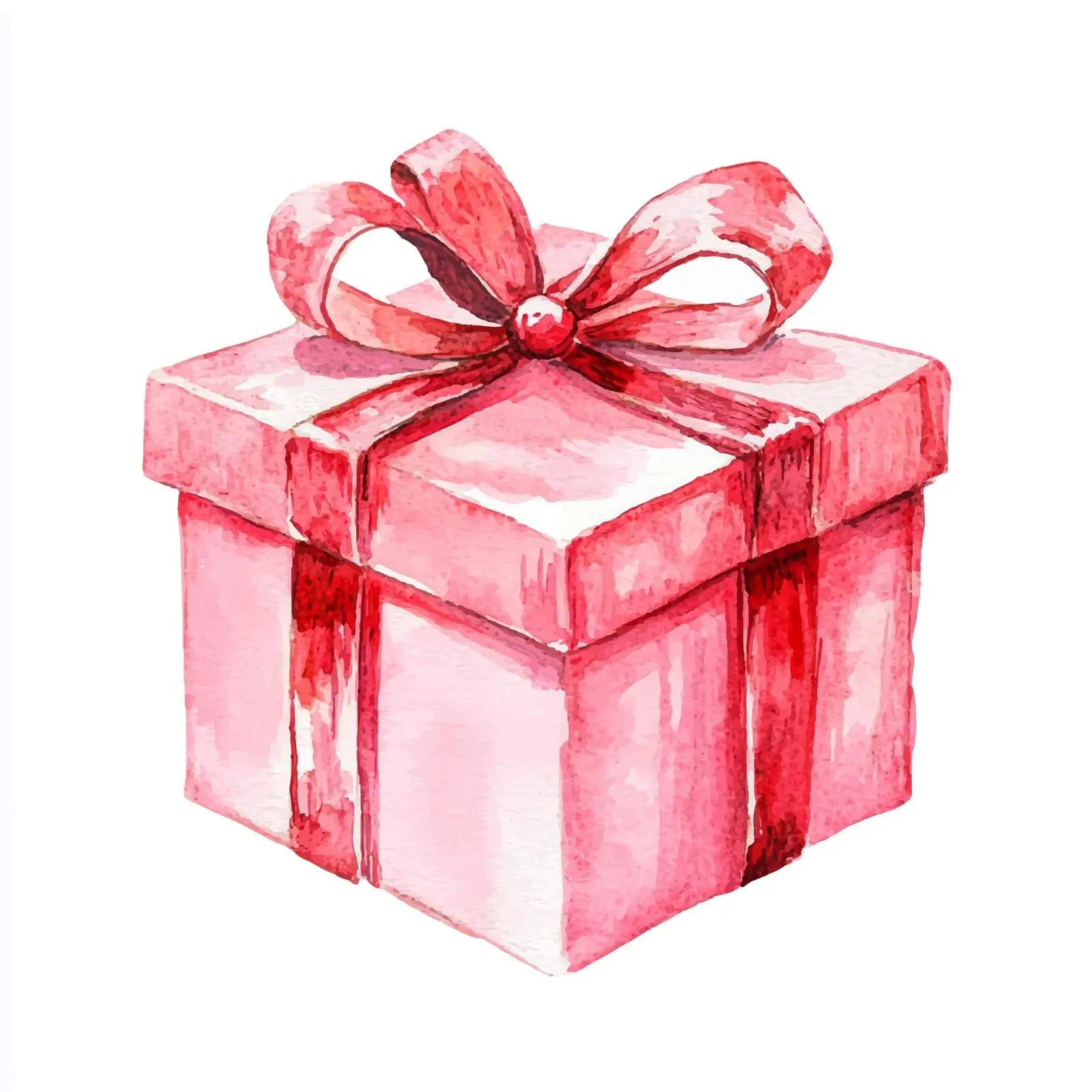 Watercolor Christmas Gift Box Elements — free download from Dotvec