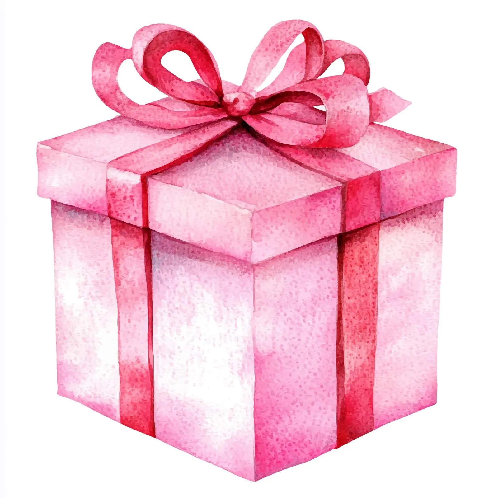 Watercolor Christmas Gift Box and Holiday Elements — free download from Dotvec