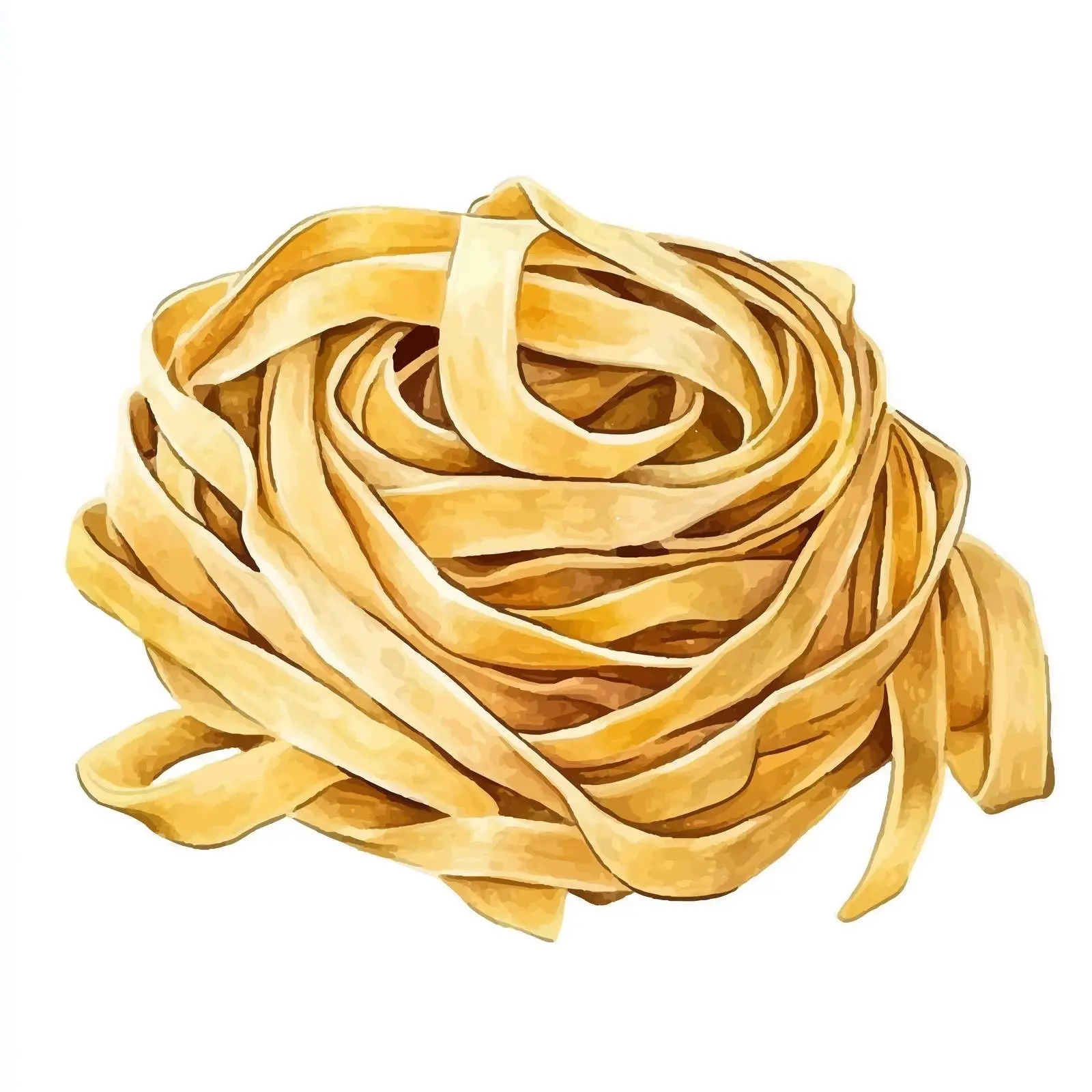 Colorful Hand-Drawn Fettuccine Pasta Sketch — free download from Dotvec