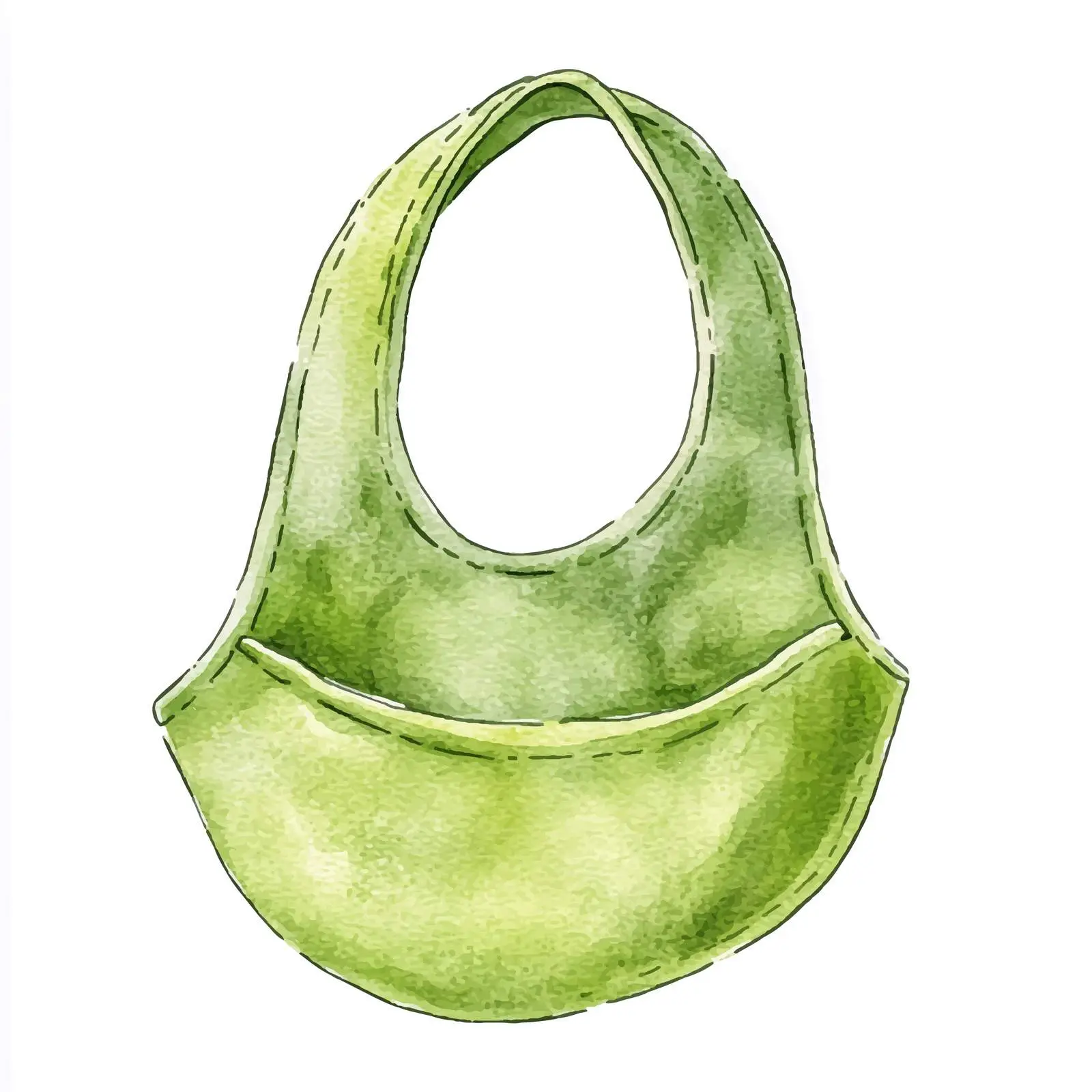 Colorful Watercolor Baby Feeding Illustration — free download from Dotvec