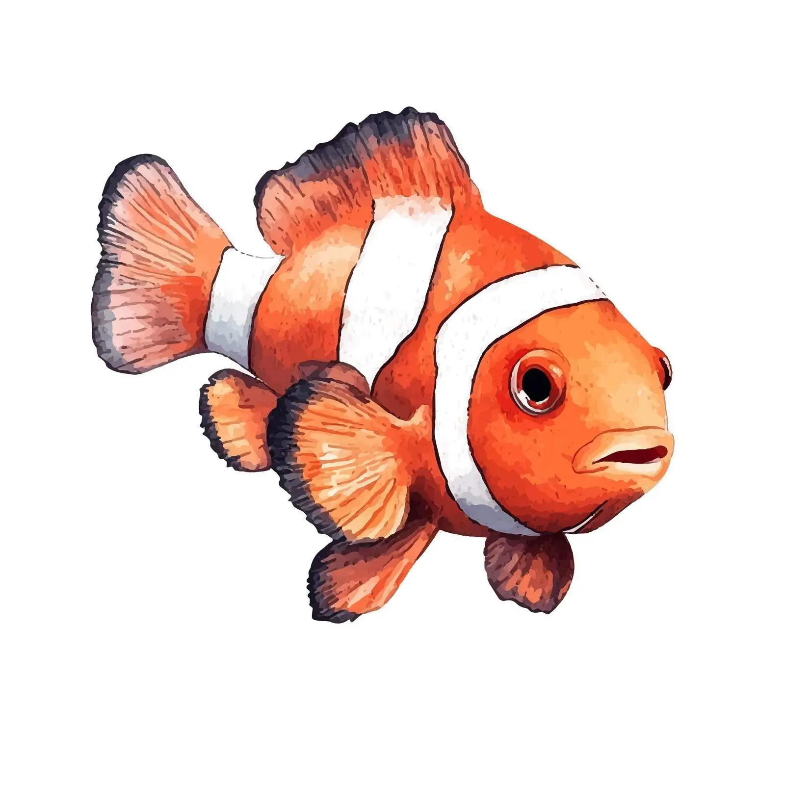 Colorful Hand-Drawn Sea Animal Watercolor Set — free download from Dotvec