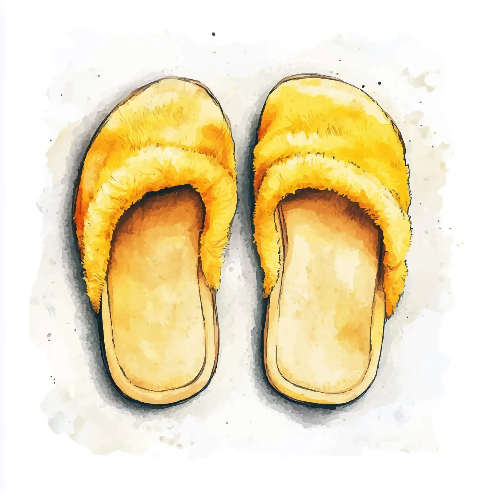 Colorful Hand-Drawn Watercolor Sleeping Sloth — free download from Dotvec