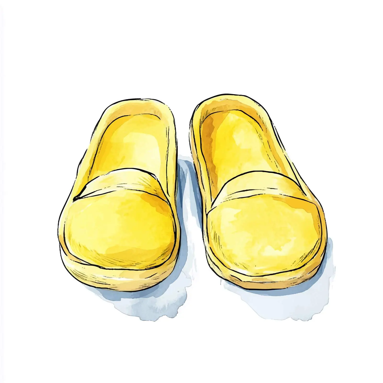 Colorful Hand-drawn Yellow Sleeping Sloth Sketch — free download from Dotvec