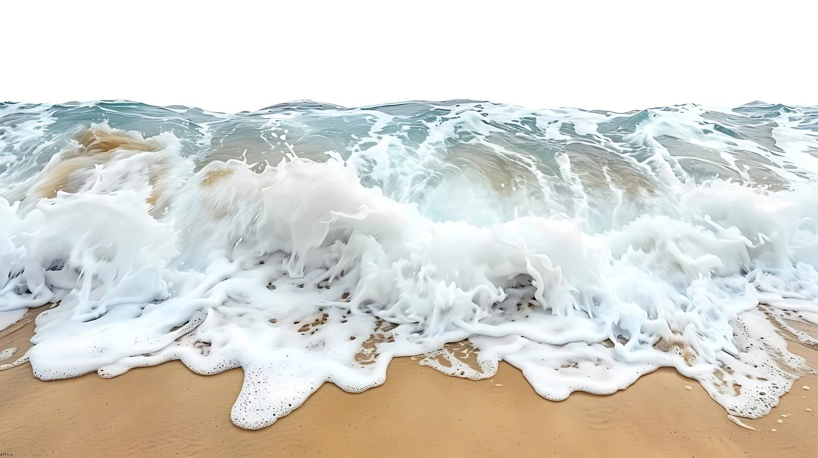 Tranquil Sea Wave on Sandy Beach — free download from Dotvec