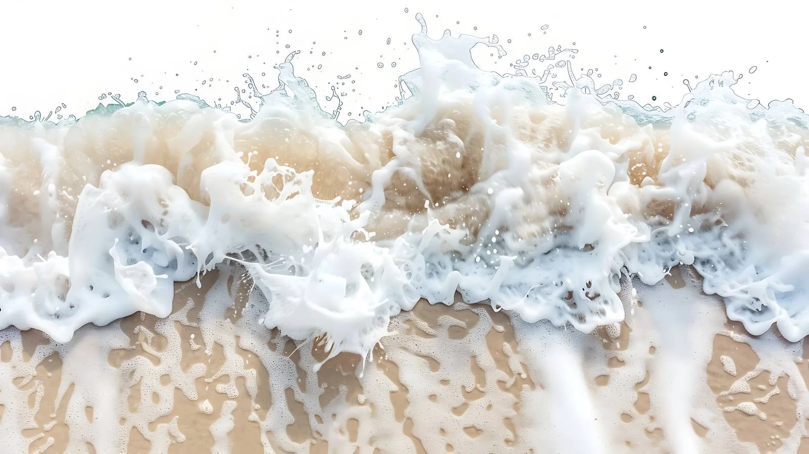 Tranquil Wave on Sandy Beach — free download from Dotvec